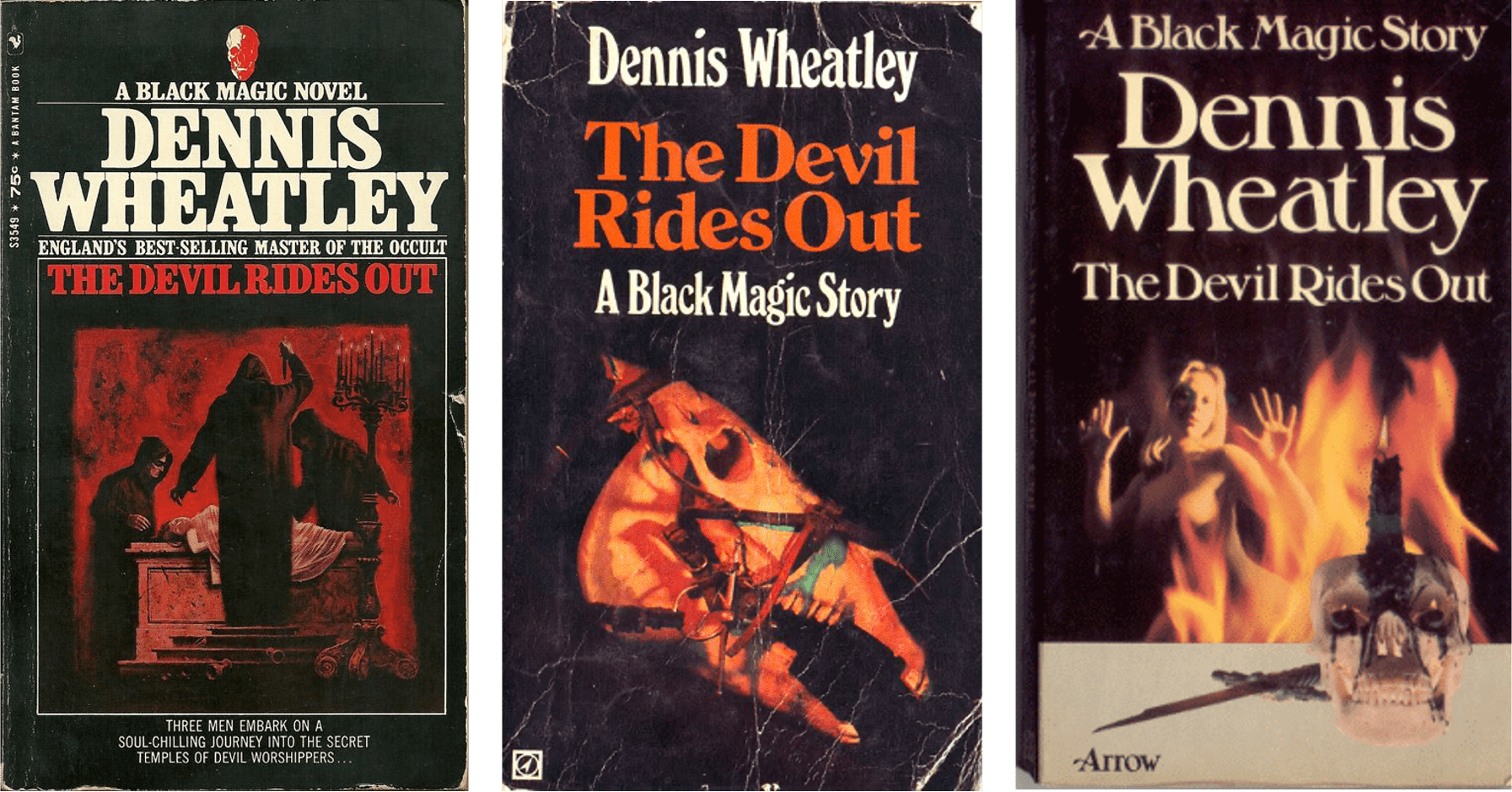 The Devil Rides Out Paperback Covers