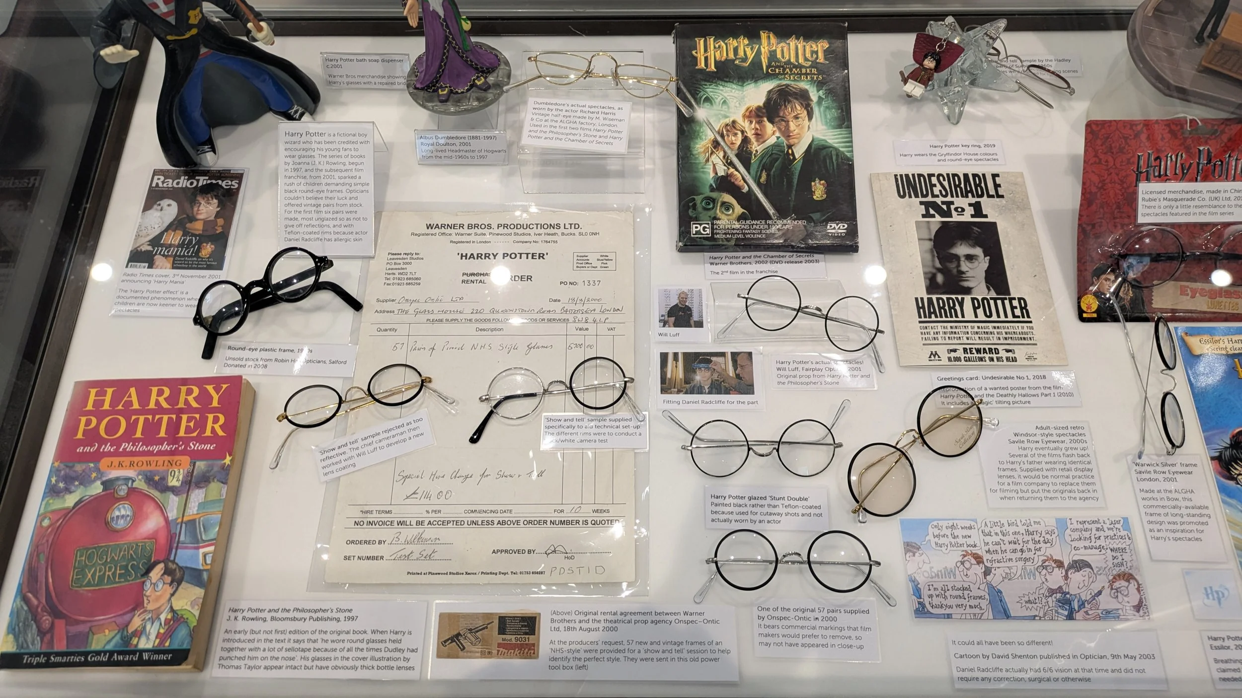 British Optical Association Museum - Harry Potter's Glasses