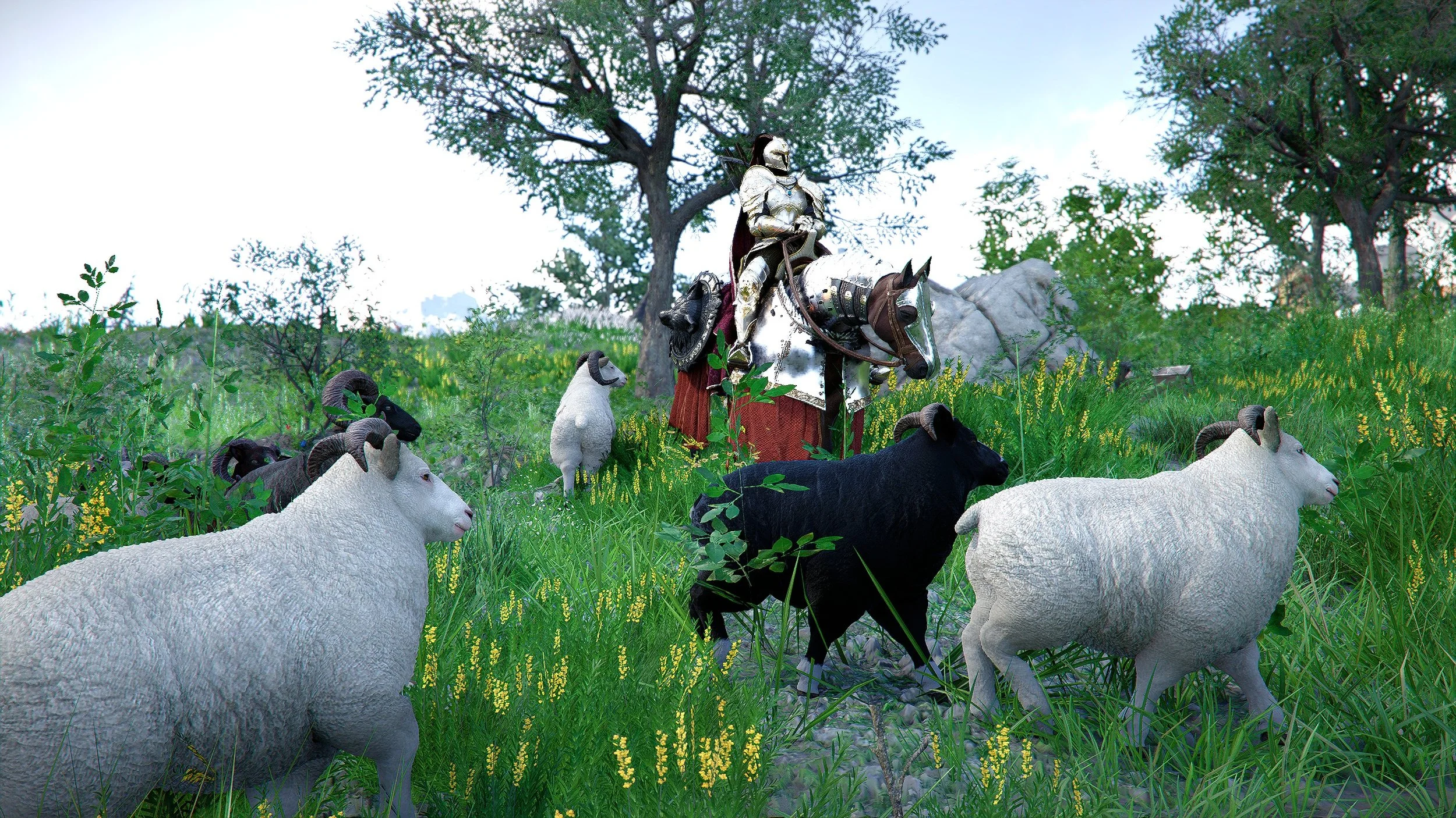 Crimson Desert Herding Sheep