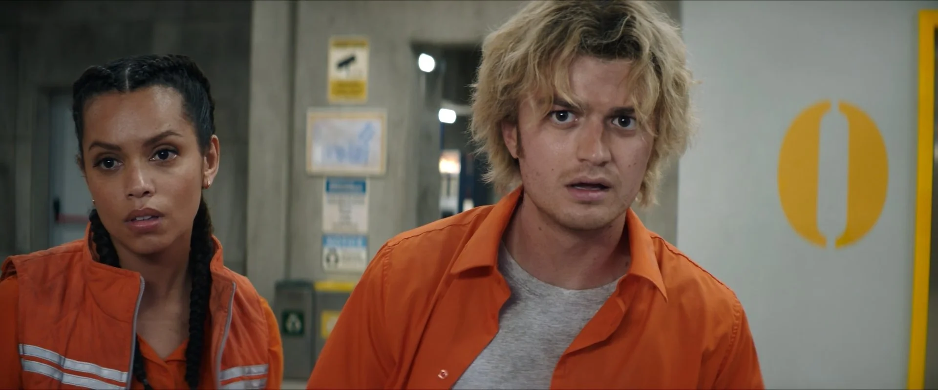 Cold Storage Georgina Campbell and Joe Keery