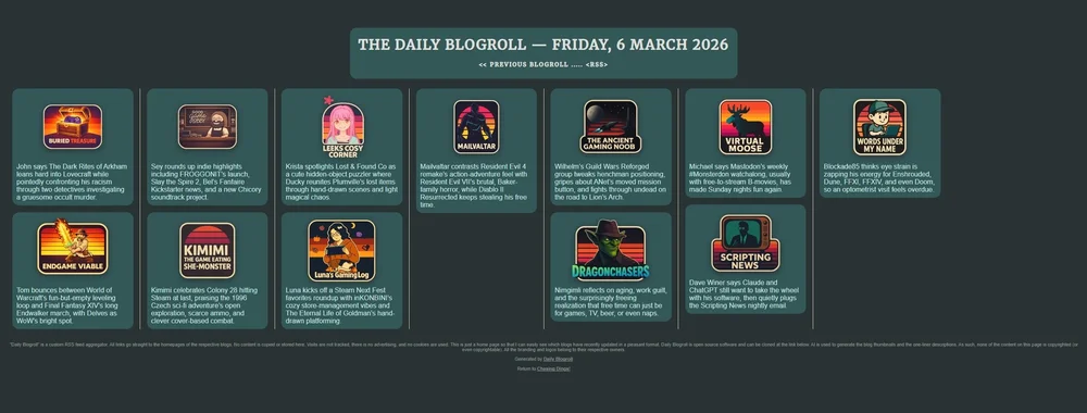 Blog Rolls Creating a Blogroll — Contains Moderate Peril