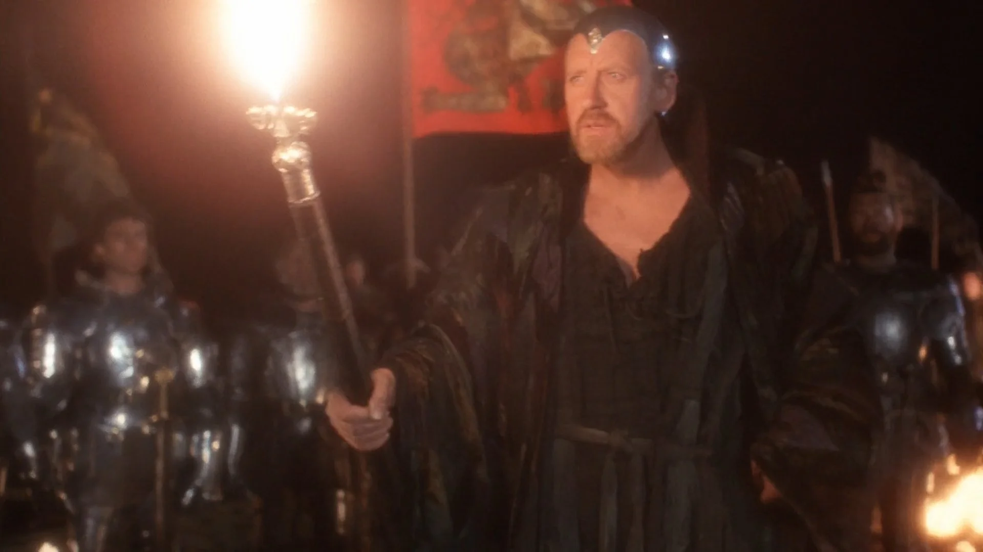 Nicol Williamson as Merlin in Excalibur