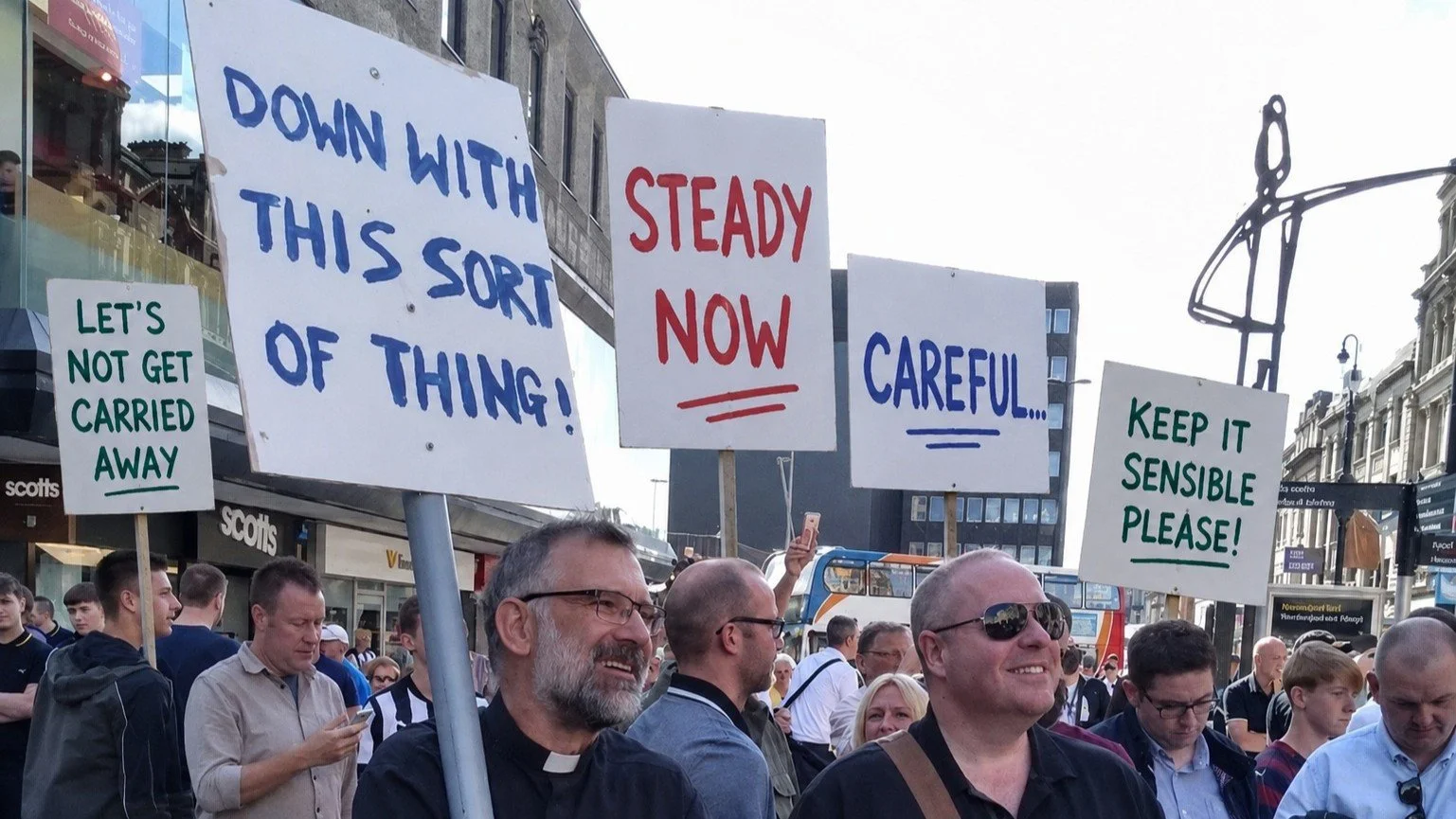 Demonstration Steady Now