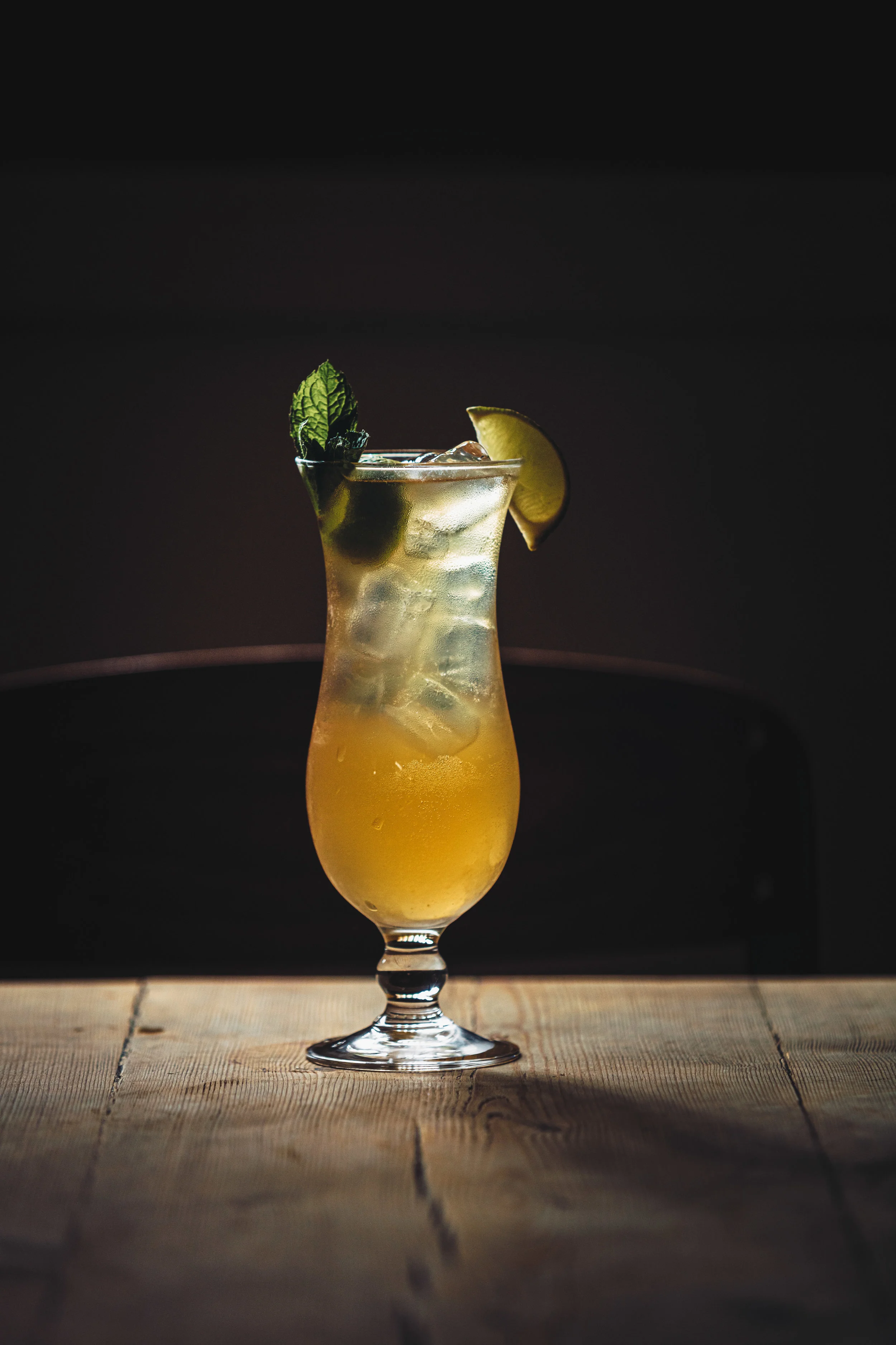 Drink photography of beer and gin glass of cocktail in Bristol shot by Somerset based food photographer Faydit photography