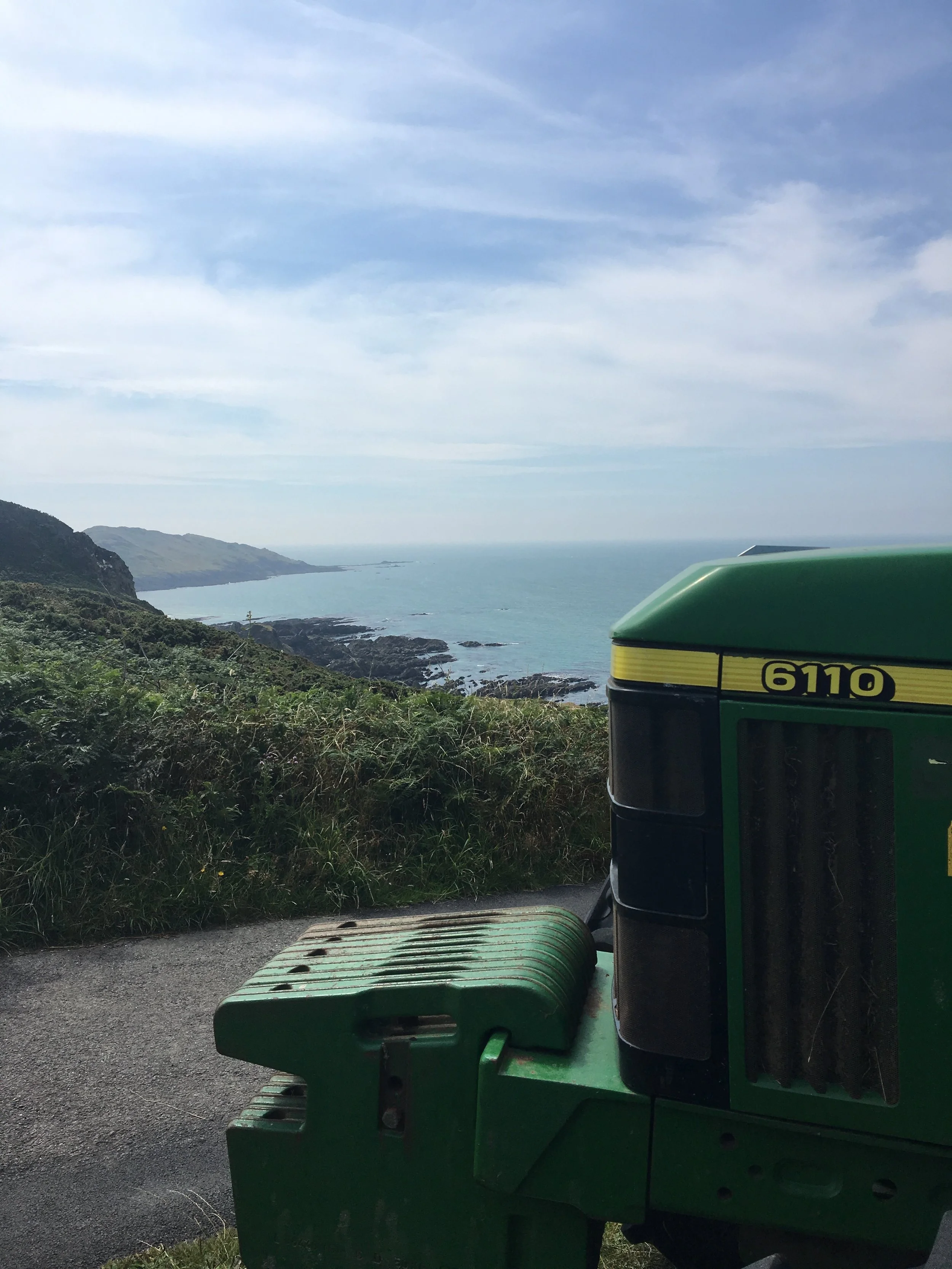 Mortehoe and a Tractor Ride