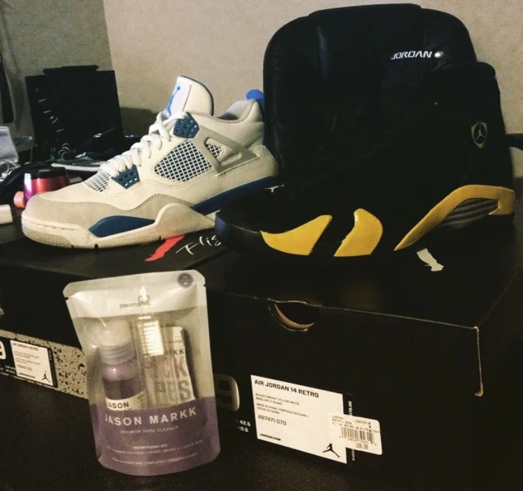 @yvng.rf had some nice pick ups today and thanks to jason markk for lacing the kids up at all of our events.
