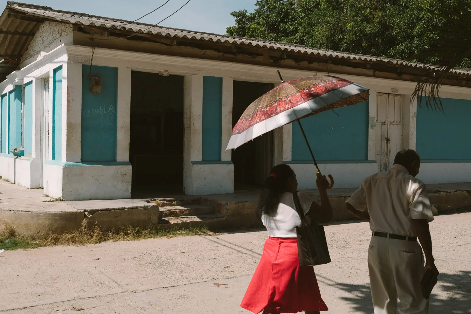 Walking around Aracataca.