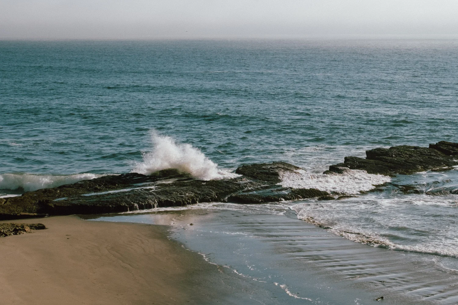 The ocean was a constant companion during the way