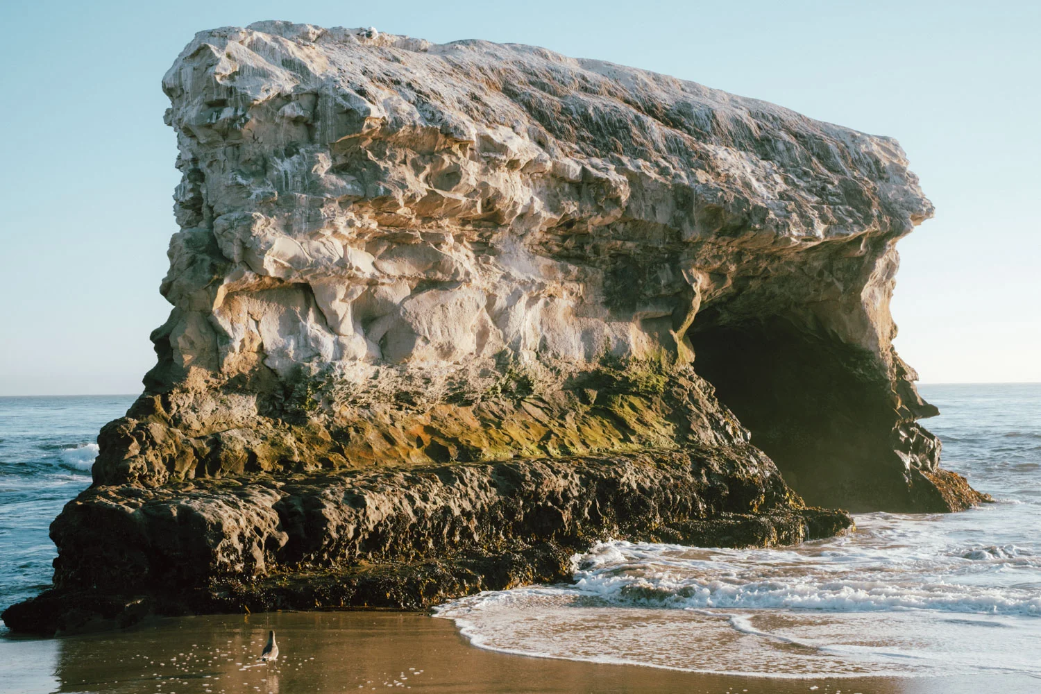 Impressive rock formation at the beach, known as "Natural Bridges"