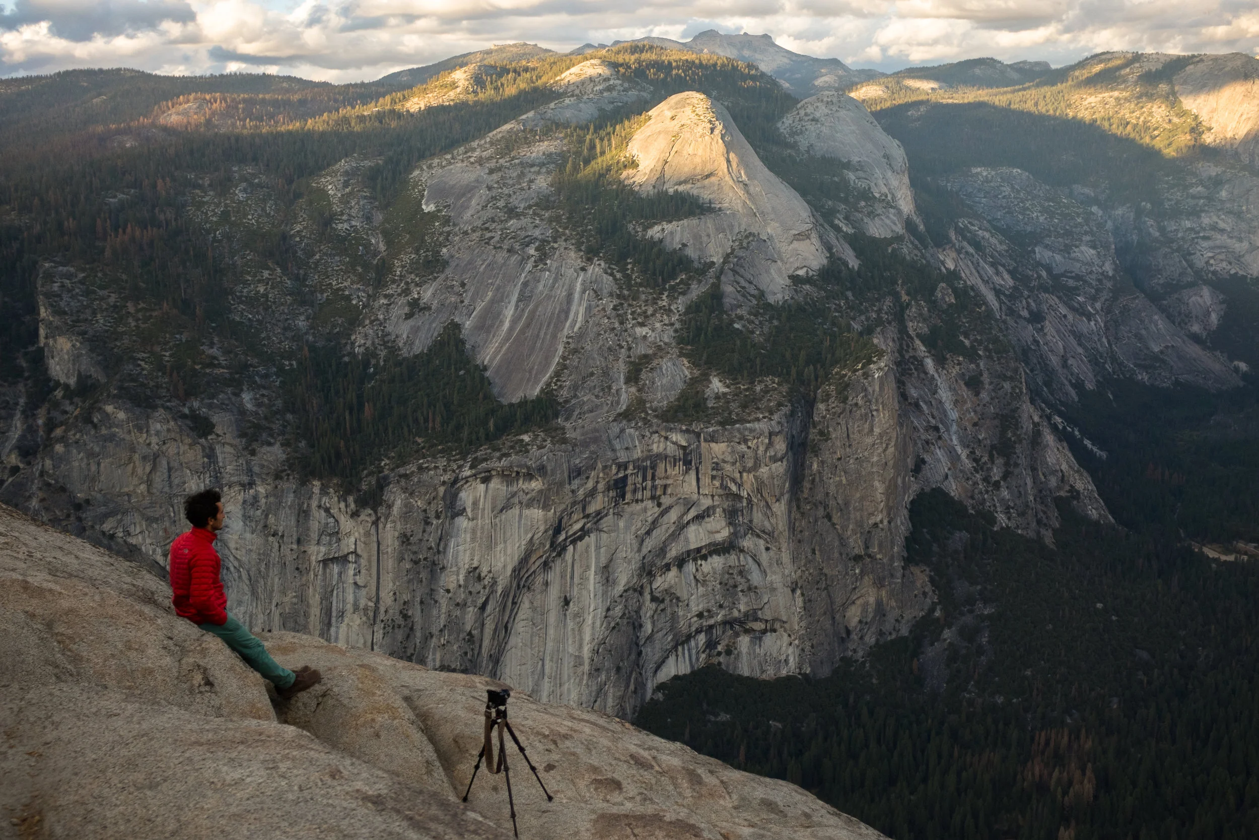 A moment of quietude at Glacier Point