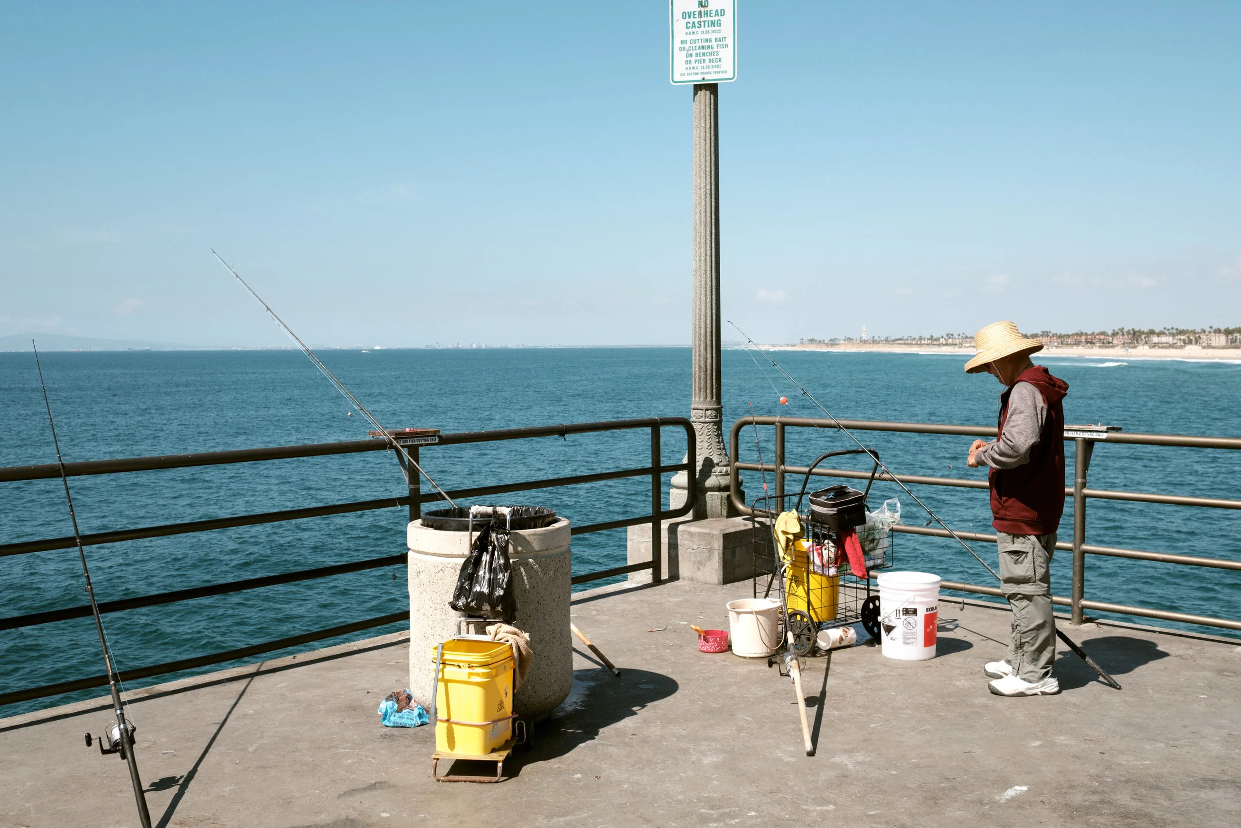 Fishing at the pier