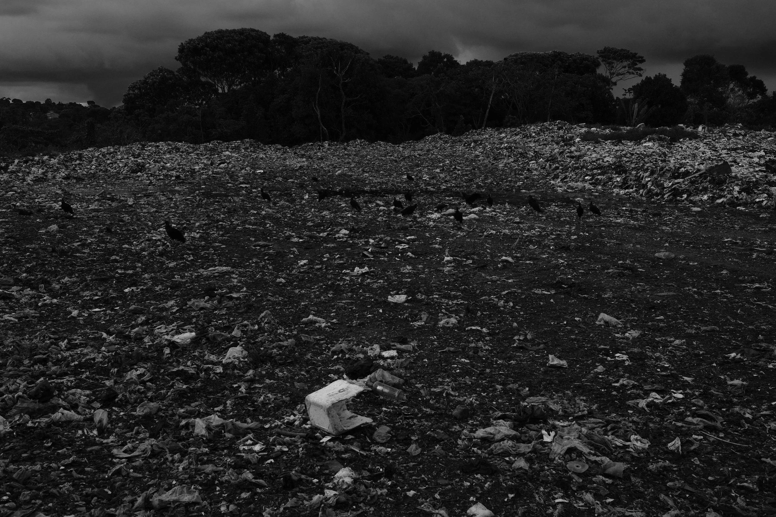 Waste left untreated on Itacaré's dump site, located at about 4 kilometers outside the city on the way to Ilhéus.