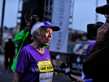 She admitted that the race had been her toughest yet (Getty)