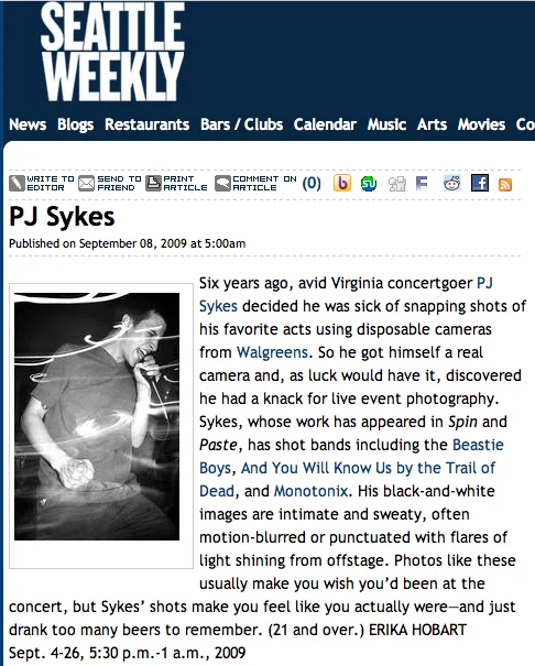 Seattle Weekly 2009