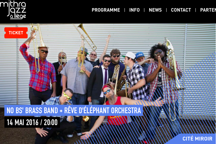 NO BS Brass! - MITHRA JAZZ A LIEGE