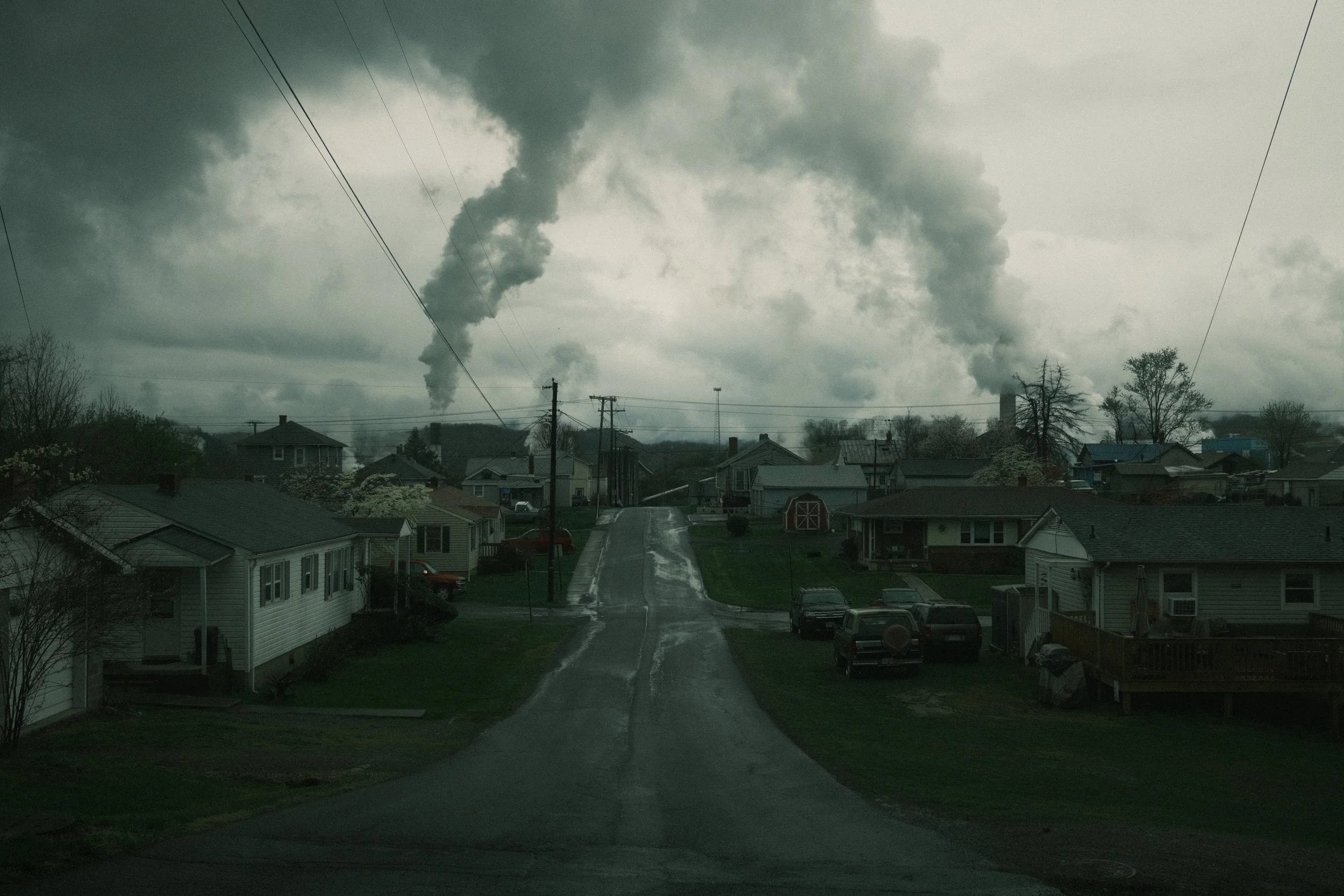  These photographs are meant to capture the quiet tension between human industry, the places we live and the natural world.  