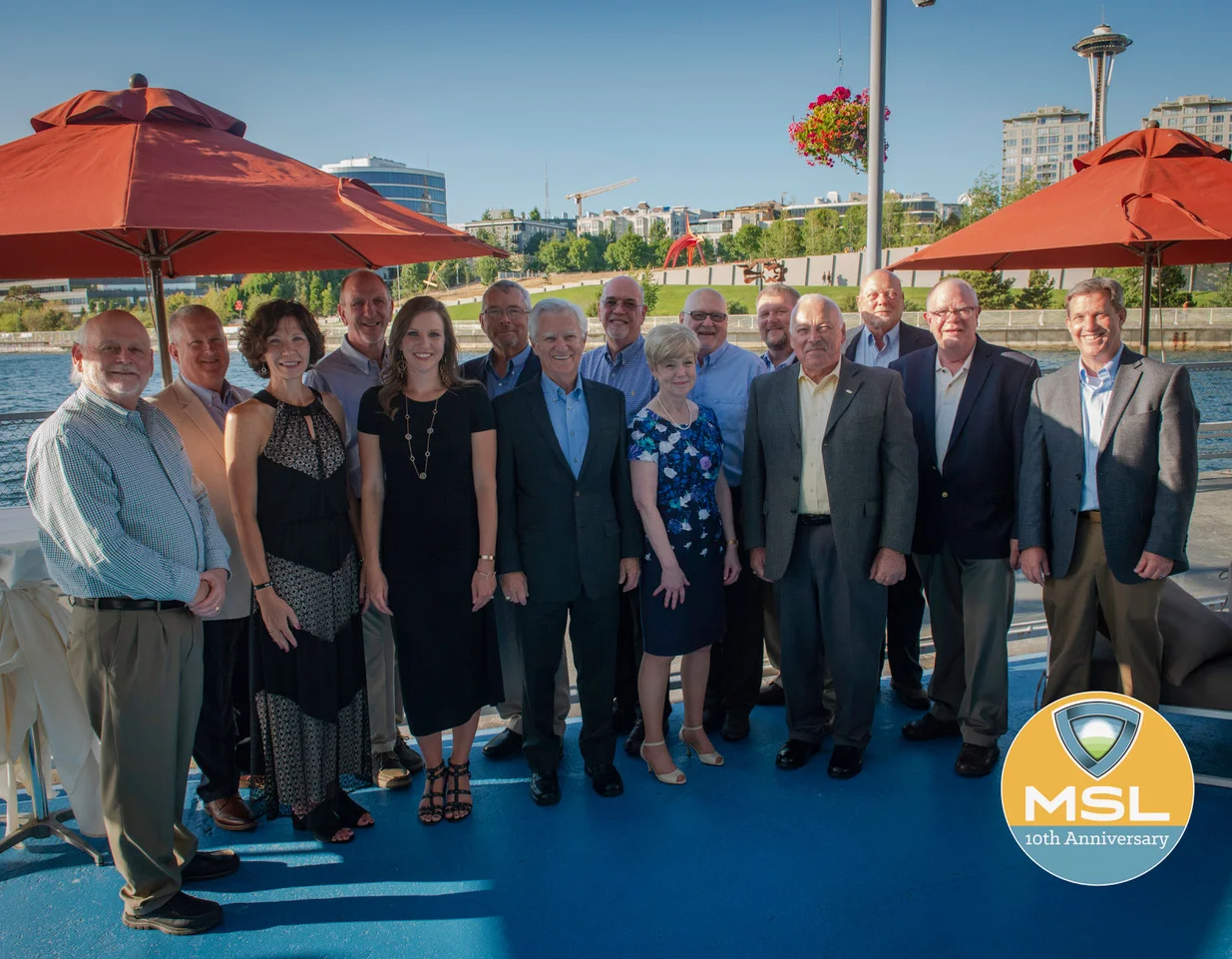 The MSL team gathered to celebrate 10 years of dedicated healthcare partnership in Seattle, WA.