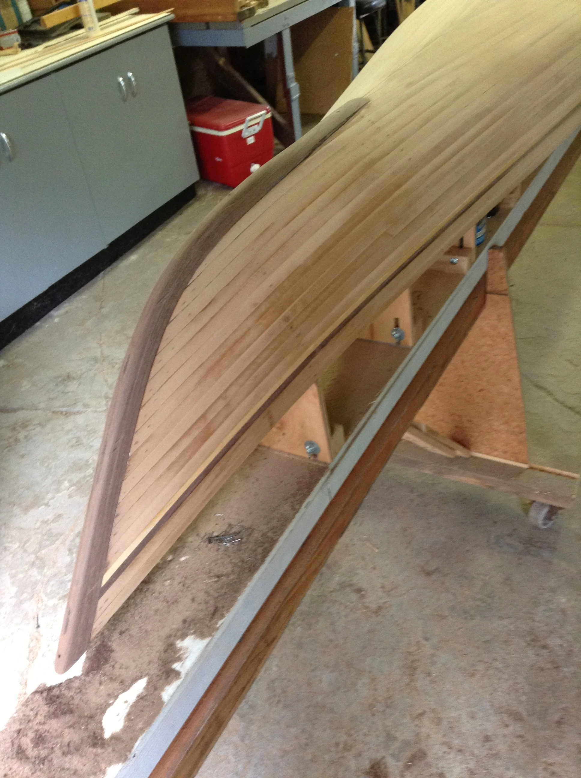 Finishing sanding 