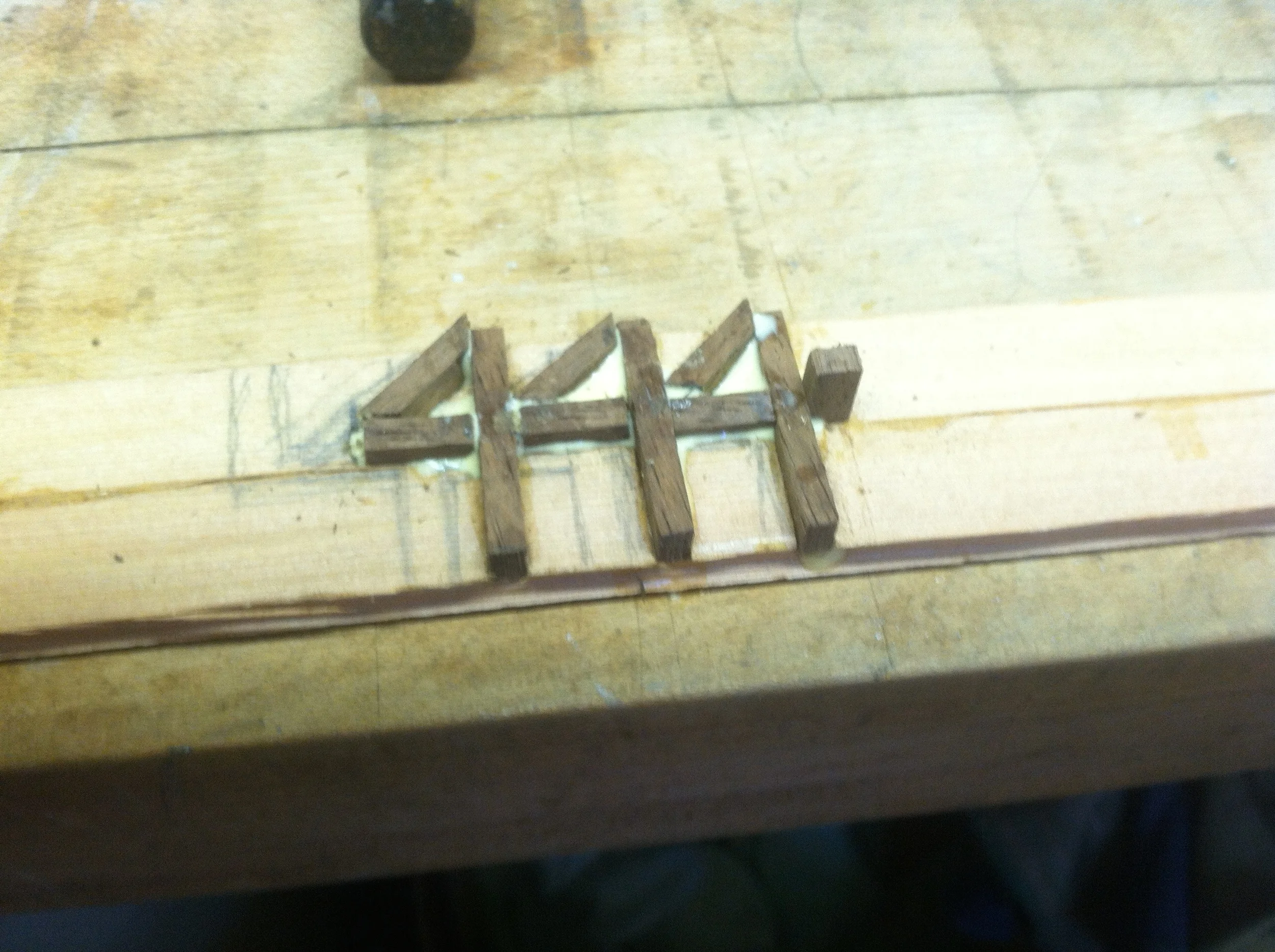 Initial inlay set-up