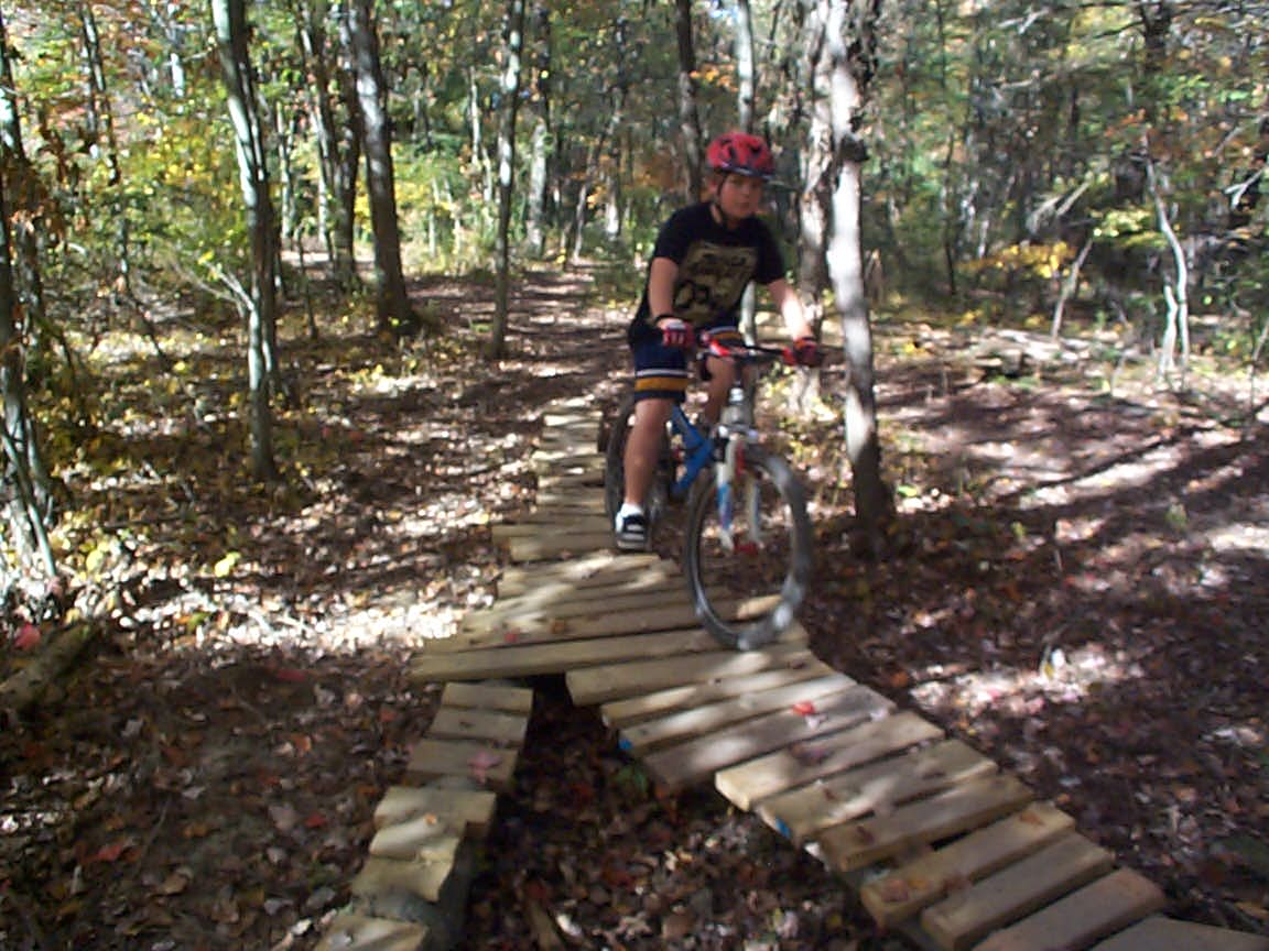 Mountain bike skills park