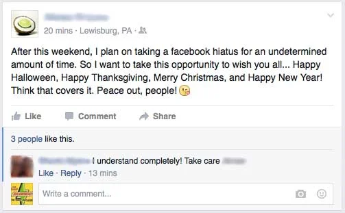 You know you've seen this in your friends list already. At this point you are like "yea!"