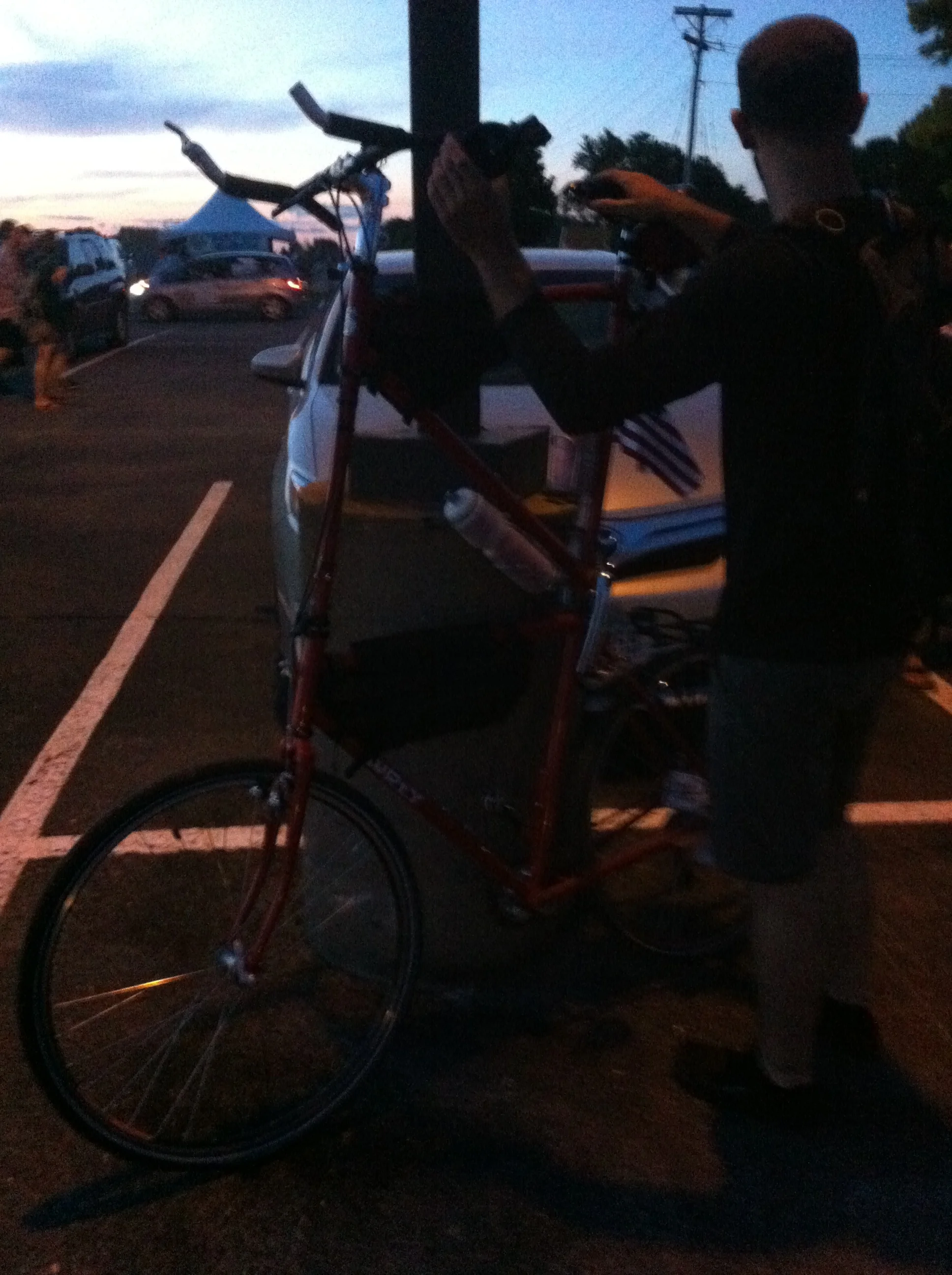 6' high bike.