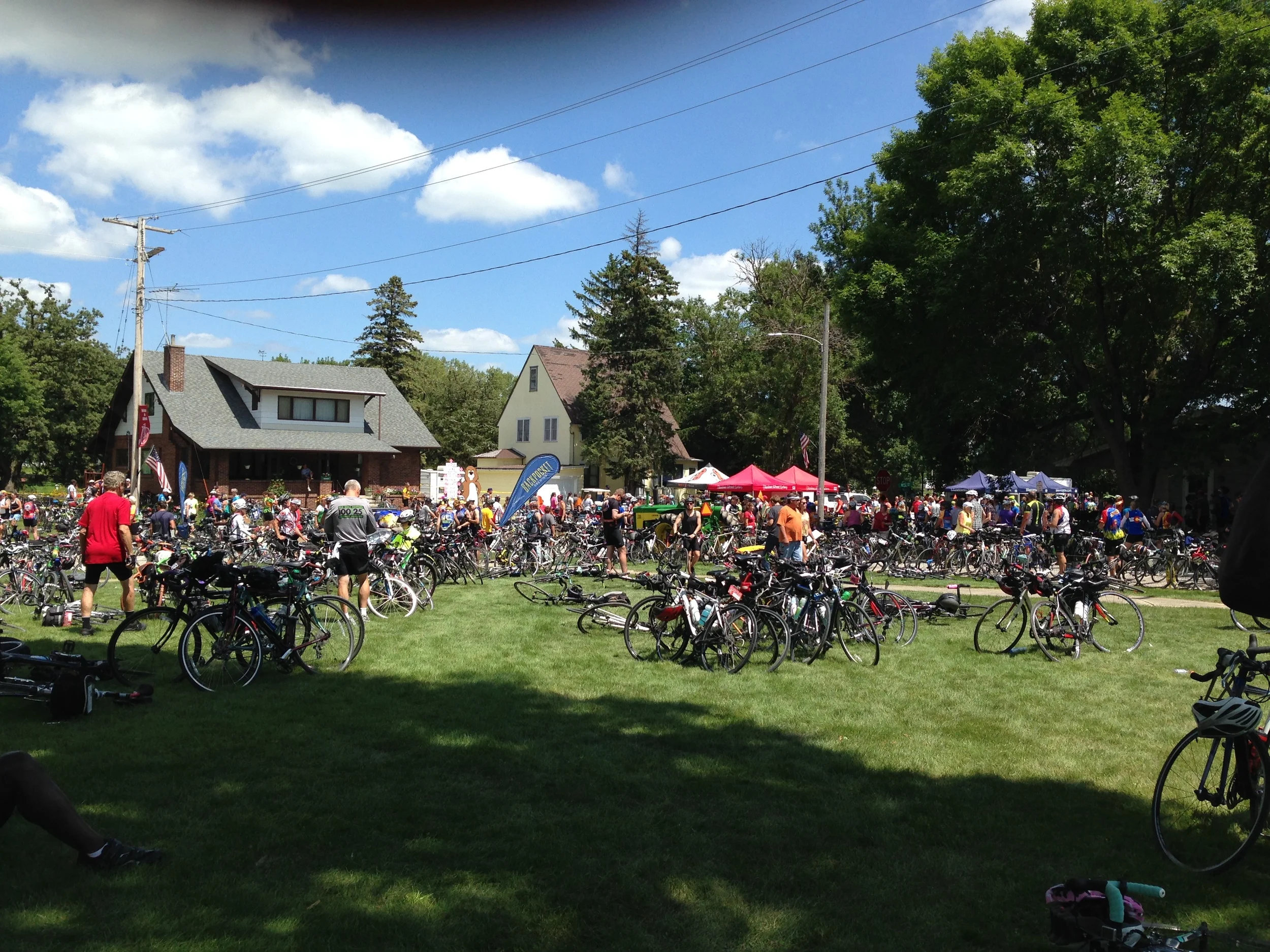 Bike racks everywhere