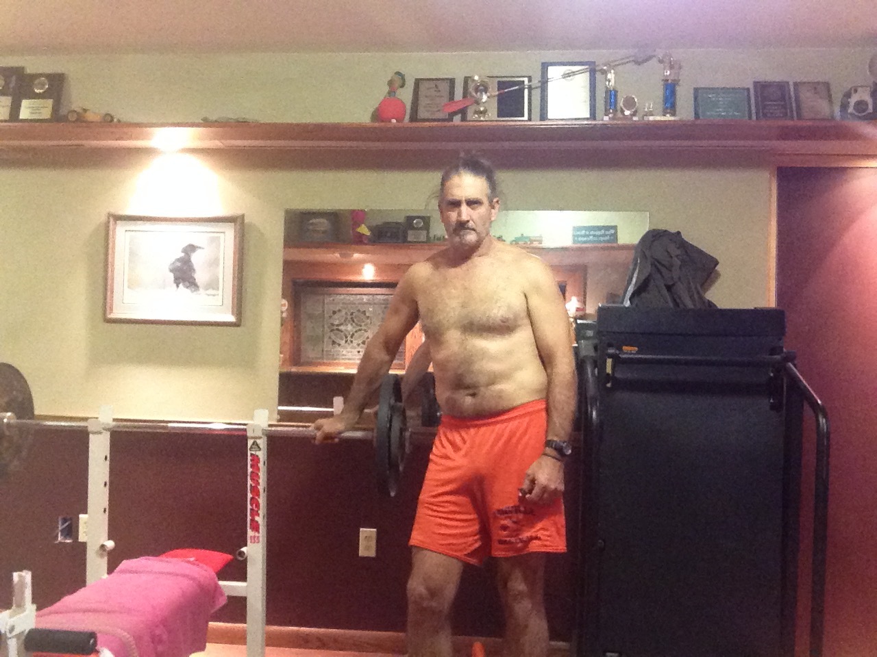 Lifting weights