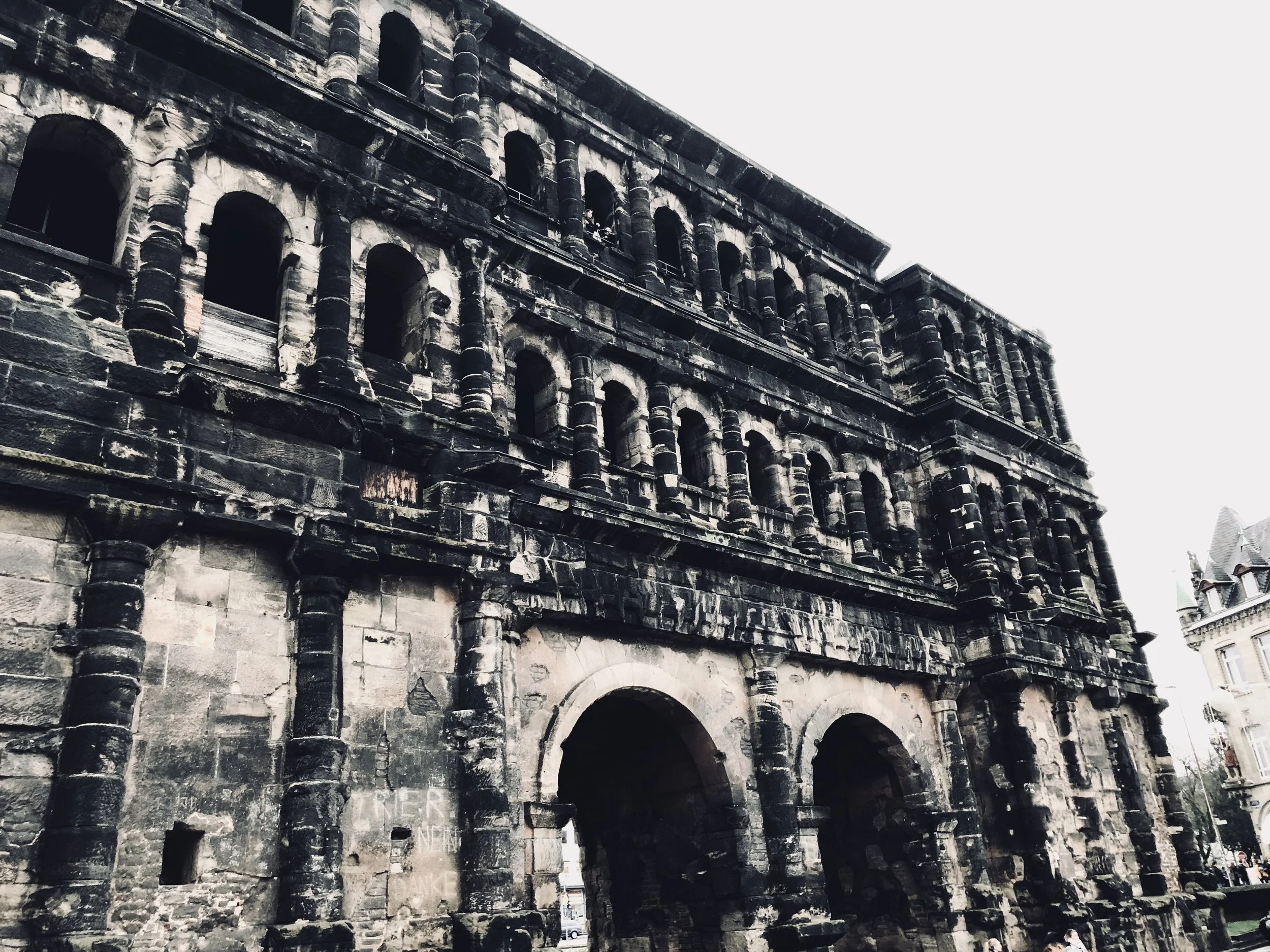 Porta negra, Trier. &nbsp;Roman entrance gate to the old city.