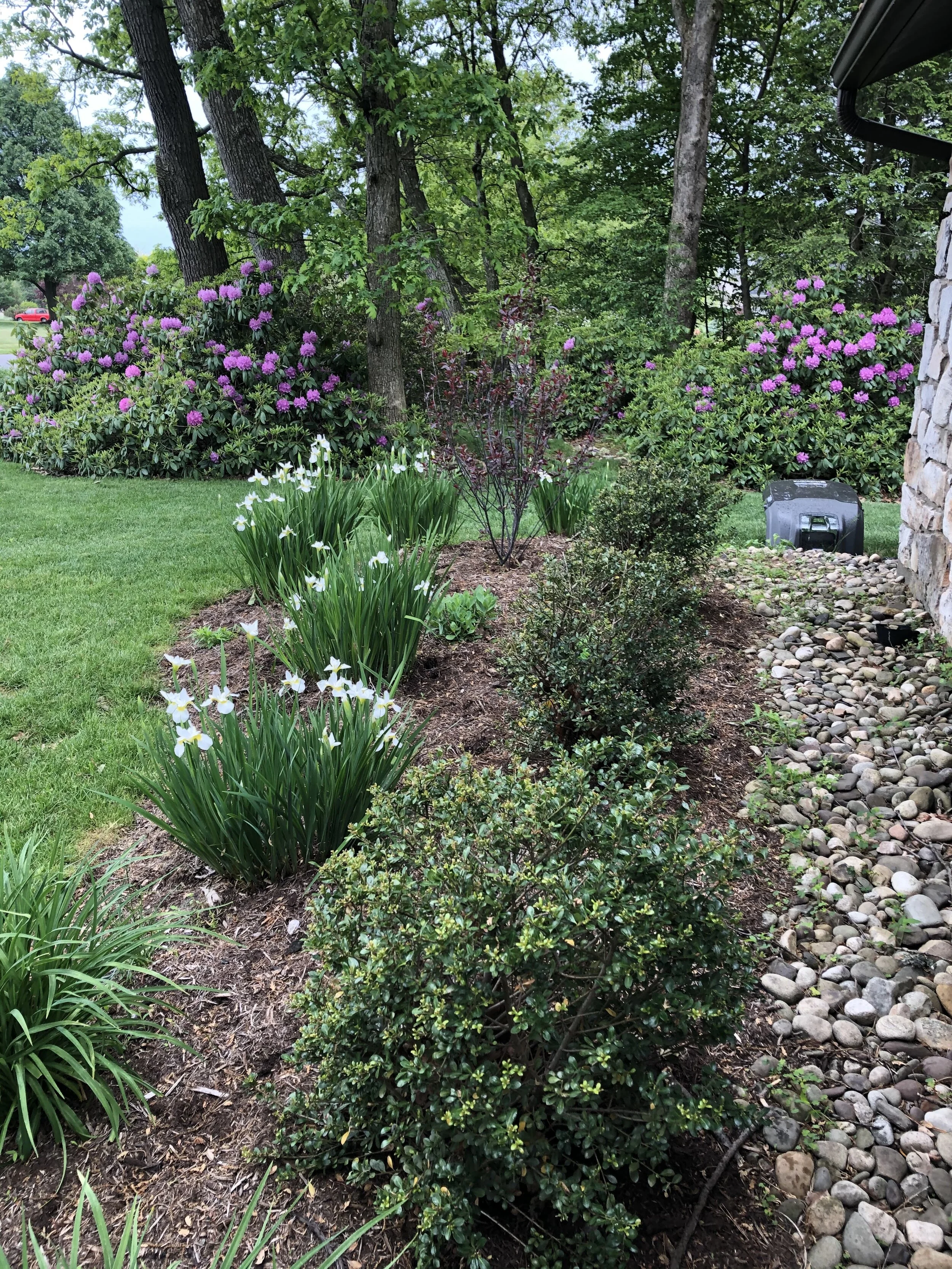 Build an oasis…then ruin it with noisy mowing.