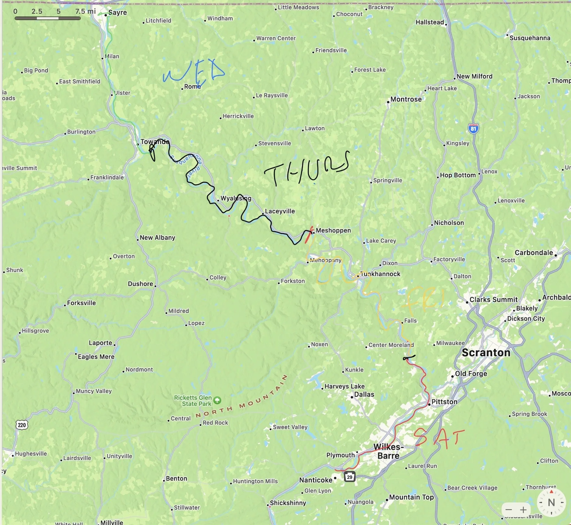 North Branch Week - Sayre to Nanticoke