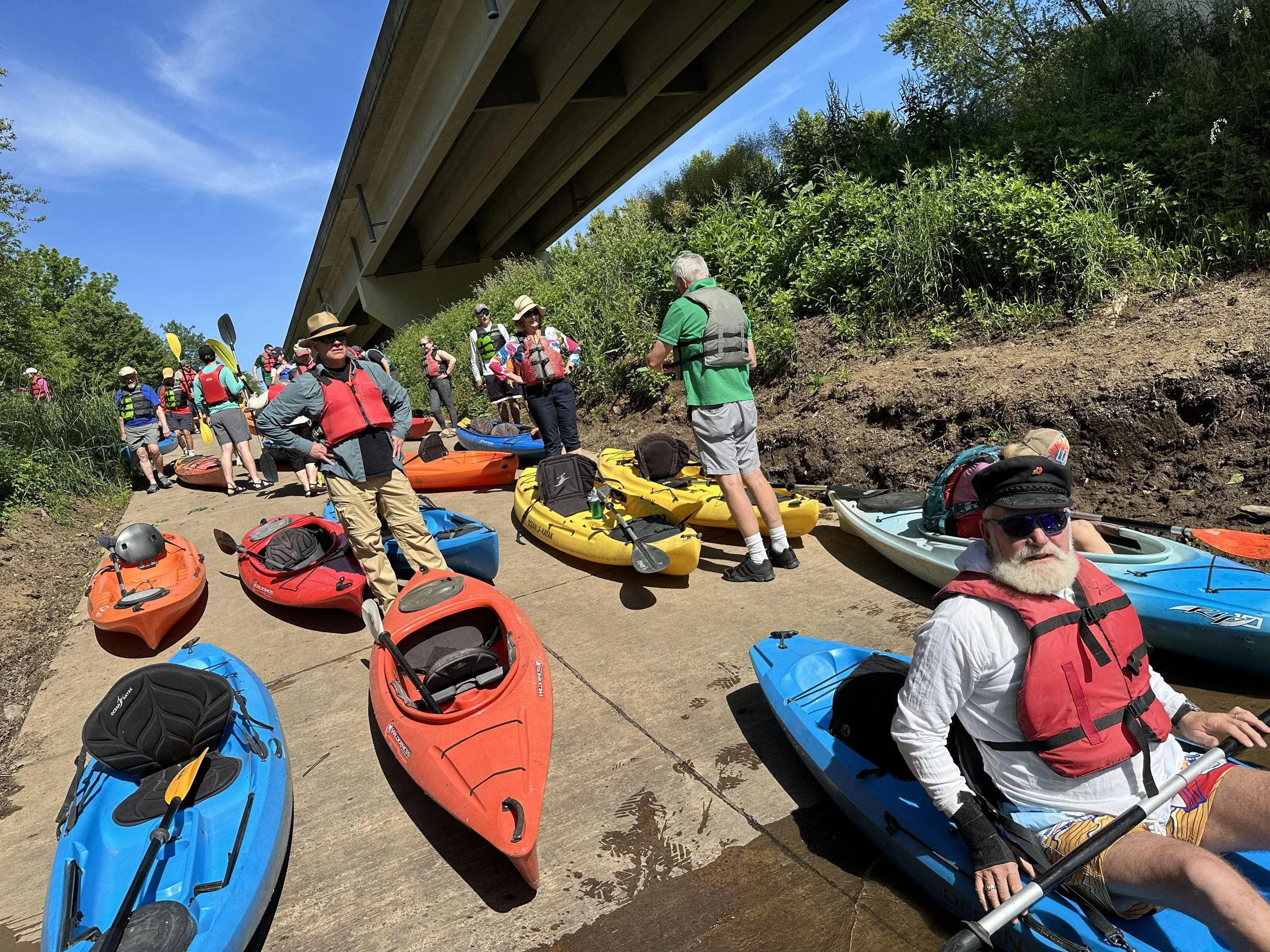 Columbia/Montour Visitor's Bureau paddle/clean-up