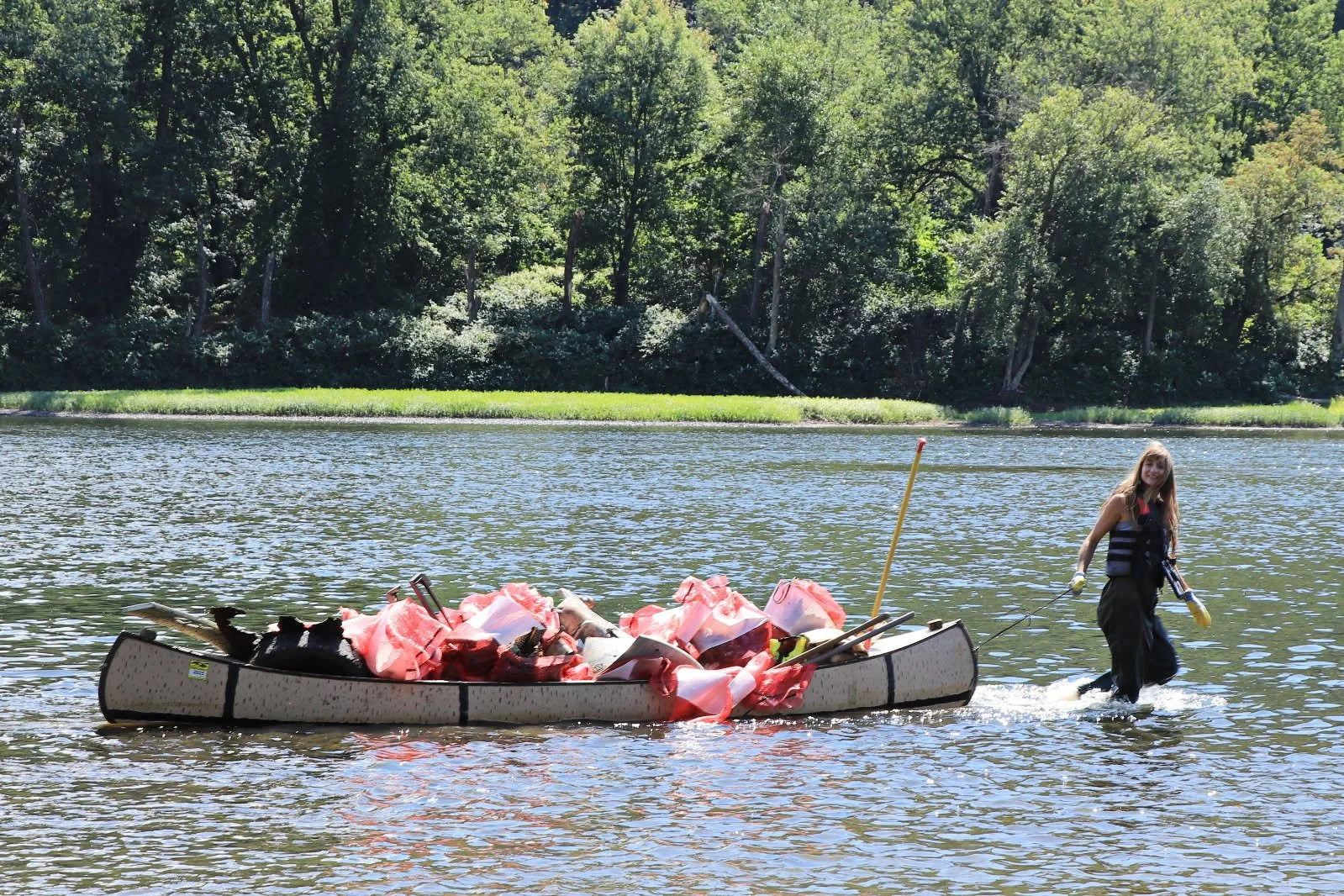 CMVB paddle/clean-up - North Branch Canal Trail Access to Riverside Adventure Company section