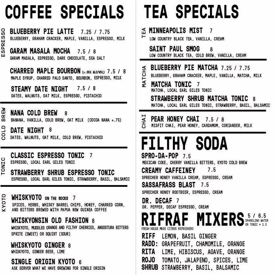 FINALLY&hellip;. some new drinks. 🥤 It took a while but it&rsquo;s worth the wait. PRESENTING : EARLY SPRING MENU 🌞 some old favorites &amp; as always some awesome new additions.Come hollow out your punch cards and try them all!