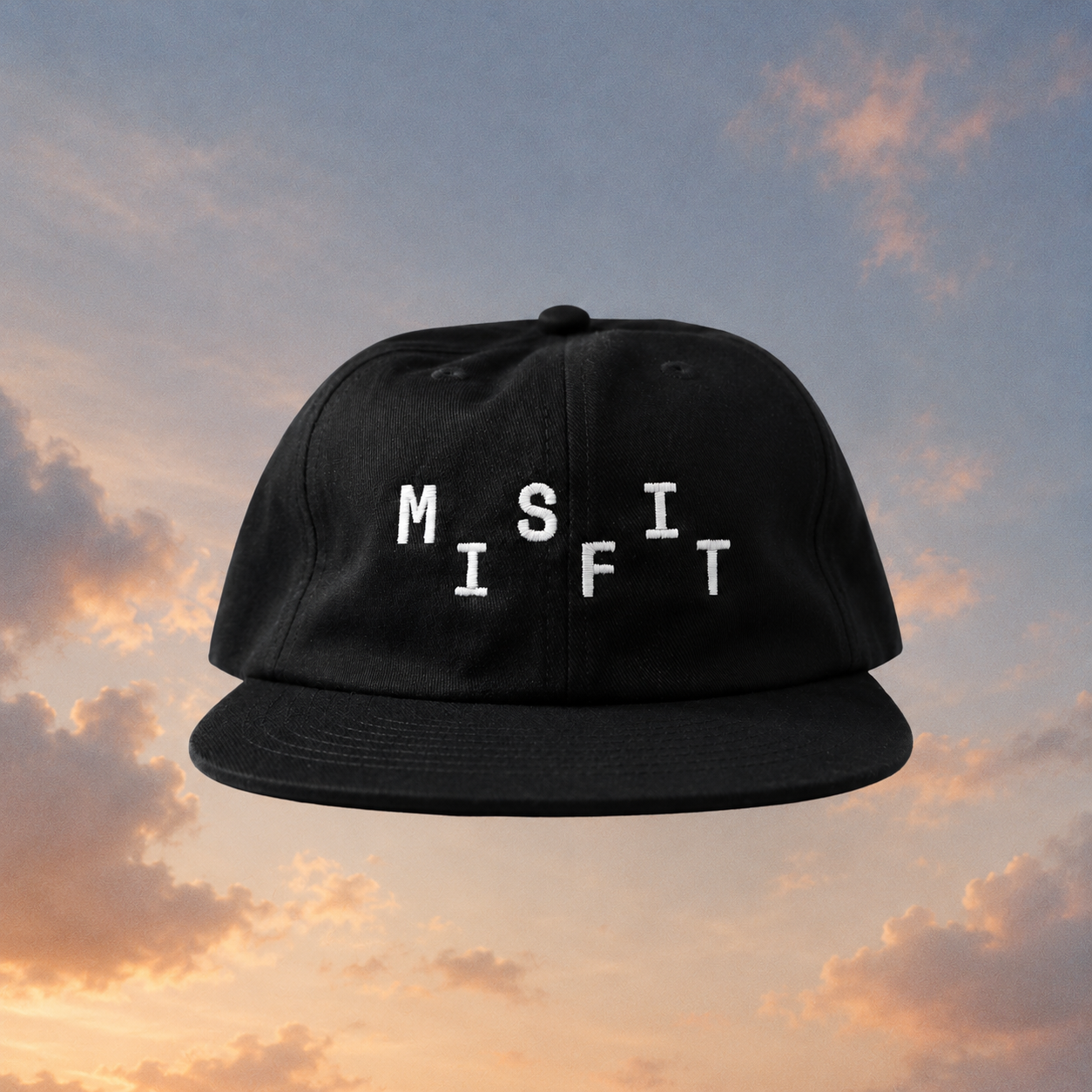MISFIT BRUSHED COTTON TWILL HAT