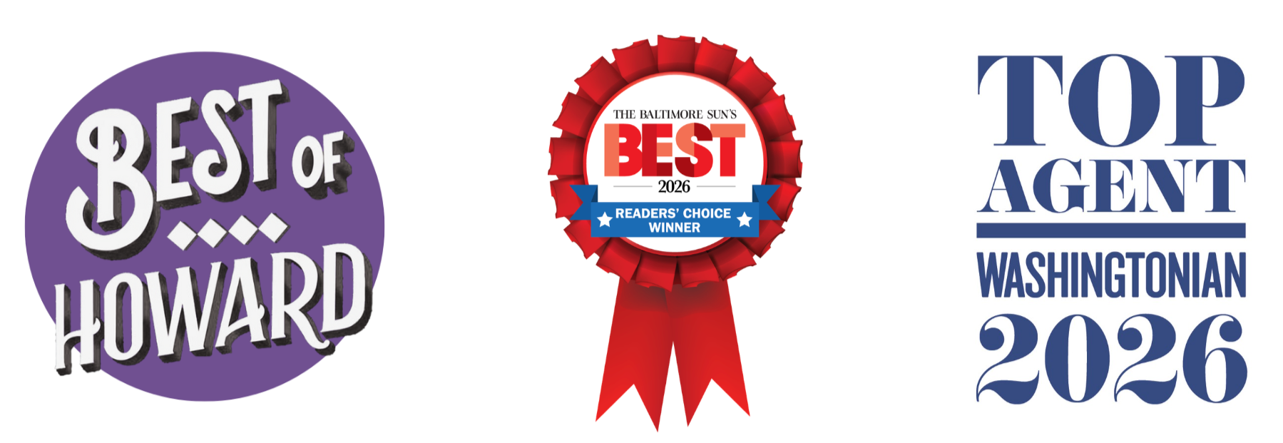 Best of Baltimore, Best of Howard County & Washingtoninan Top Agents