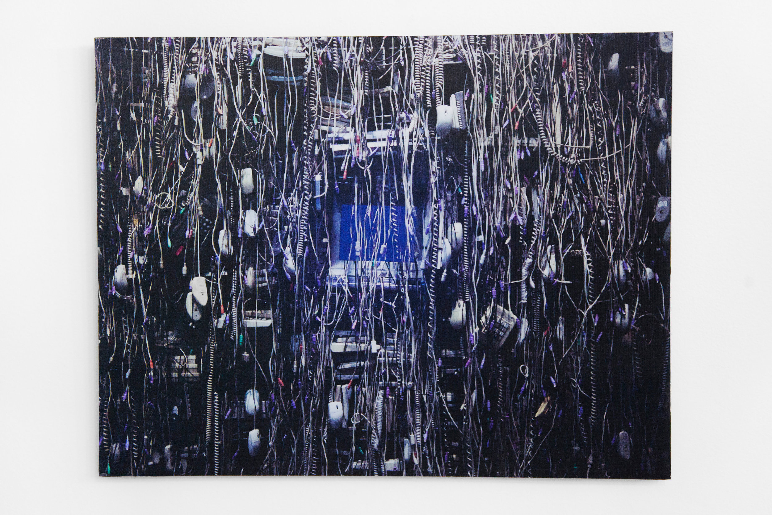 Over Processing , 2014, lenticular/ hologram print on aluminum, 20"x 26" (50.8 cm x 66 cm)