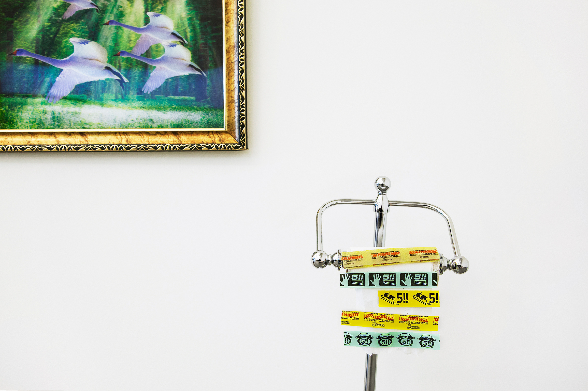 Warning 5!! , 2014, archival inkjet print on dibond (photograph taken in Brooklyn, New York, 2012), 16”x 20” (40.6 cm x 50.8 cm)