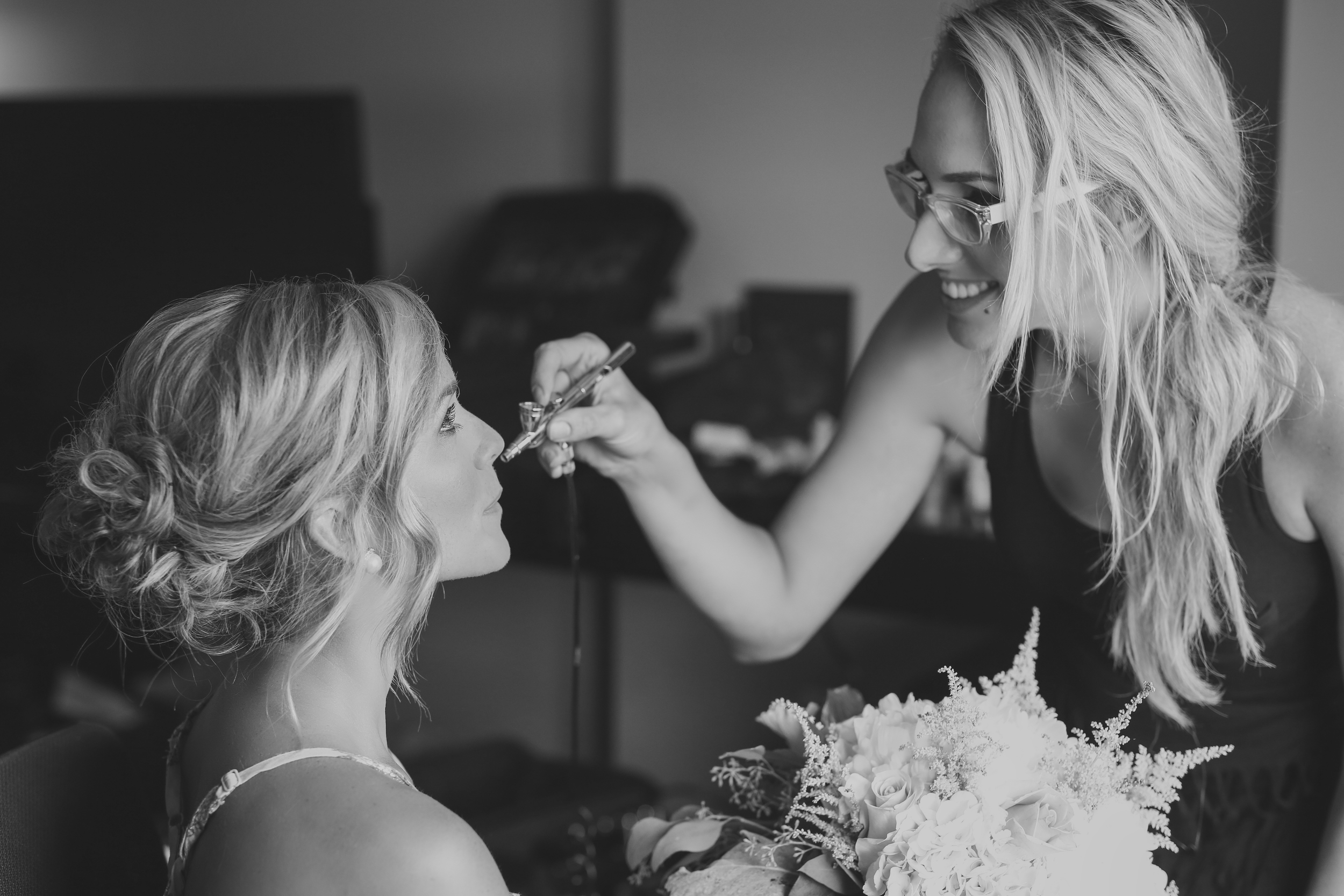 Jessica, owner + stylist over at Beauty Asylum , doing her thing!