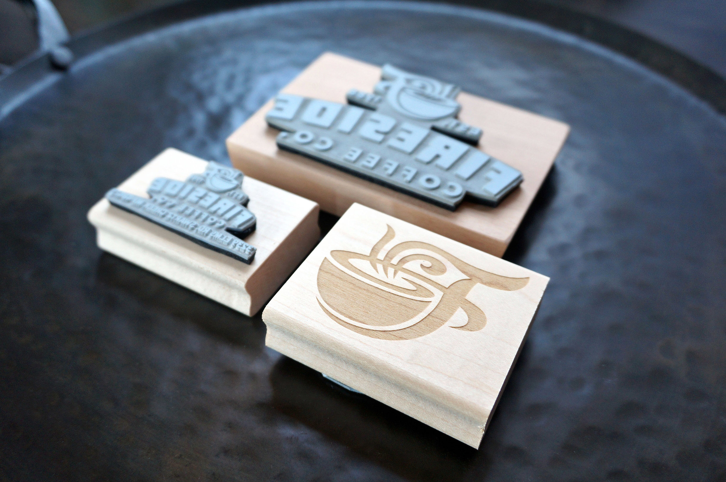 EAST GROVE STAMP CO. Custom Logo Stamp