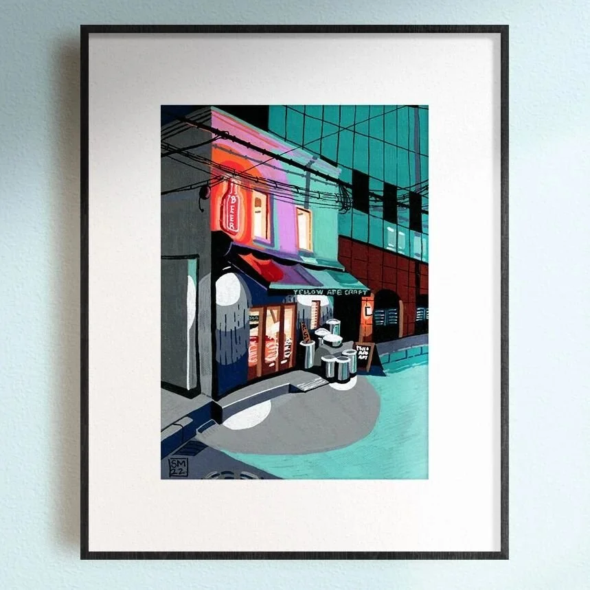 Quiet nighttime scene in Osaka, Japan 🇯🇵