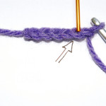 Chain 6 and then insert hook into 2nd chain from hook. Work 1 double into next 5 stitches.