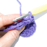 As you work the next bit try to work over your tail end too. It keeps it all neat!