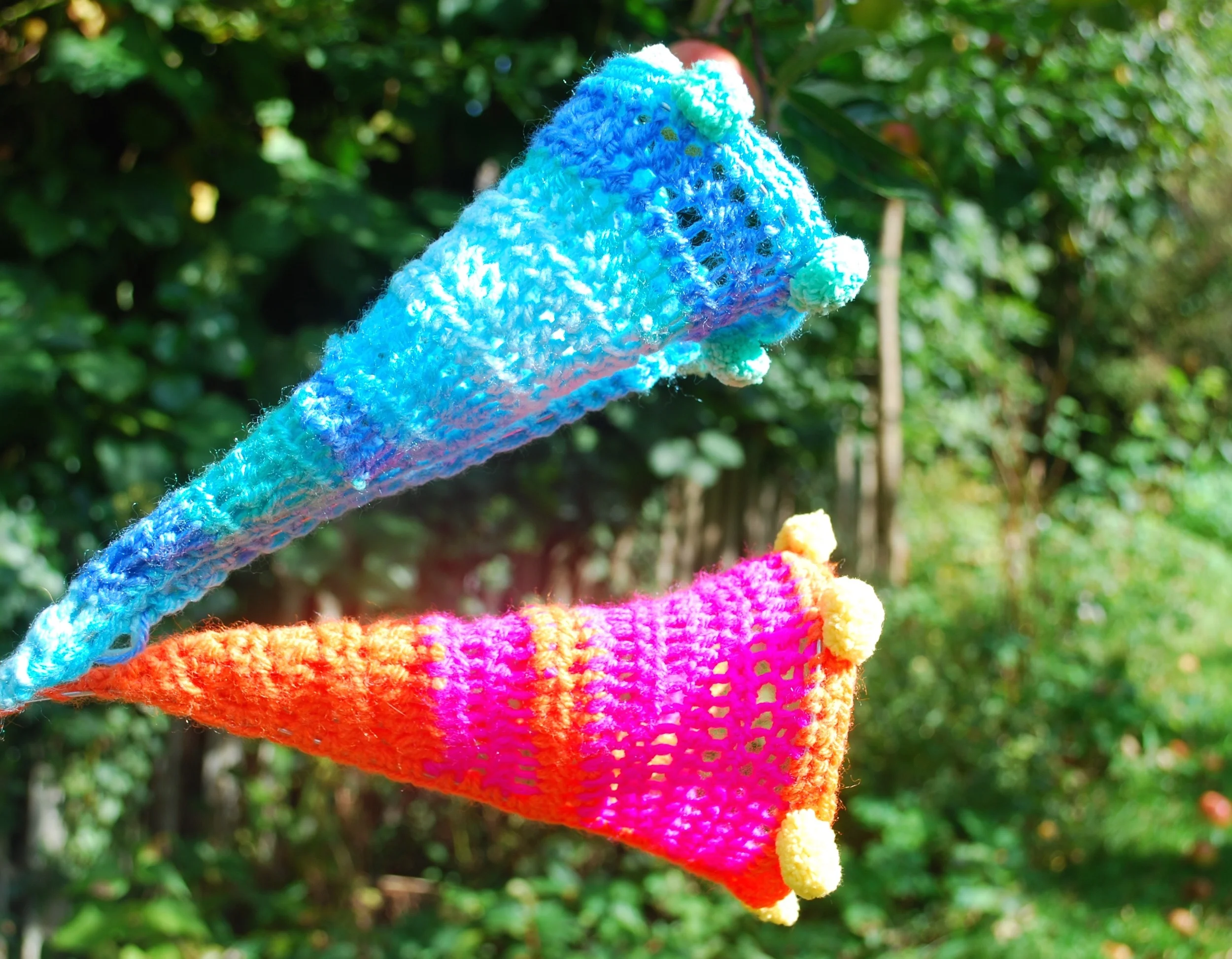 Sculptural Crochet Flowers