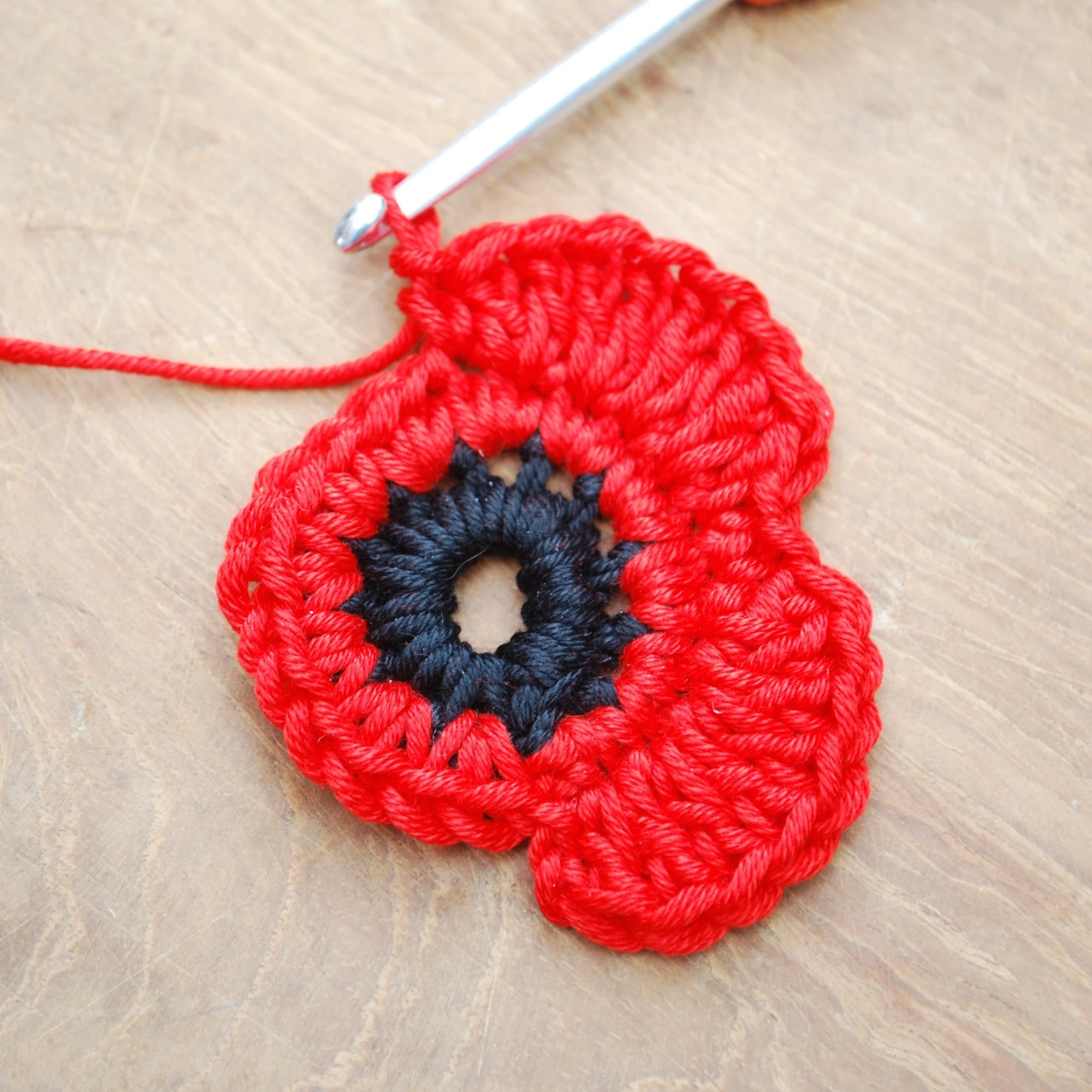 Remembrance Poppy Crochet Project EMMA LEITH