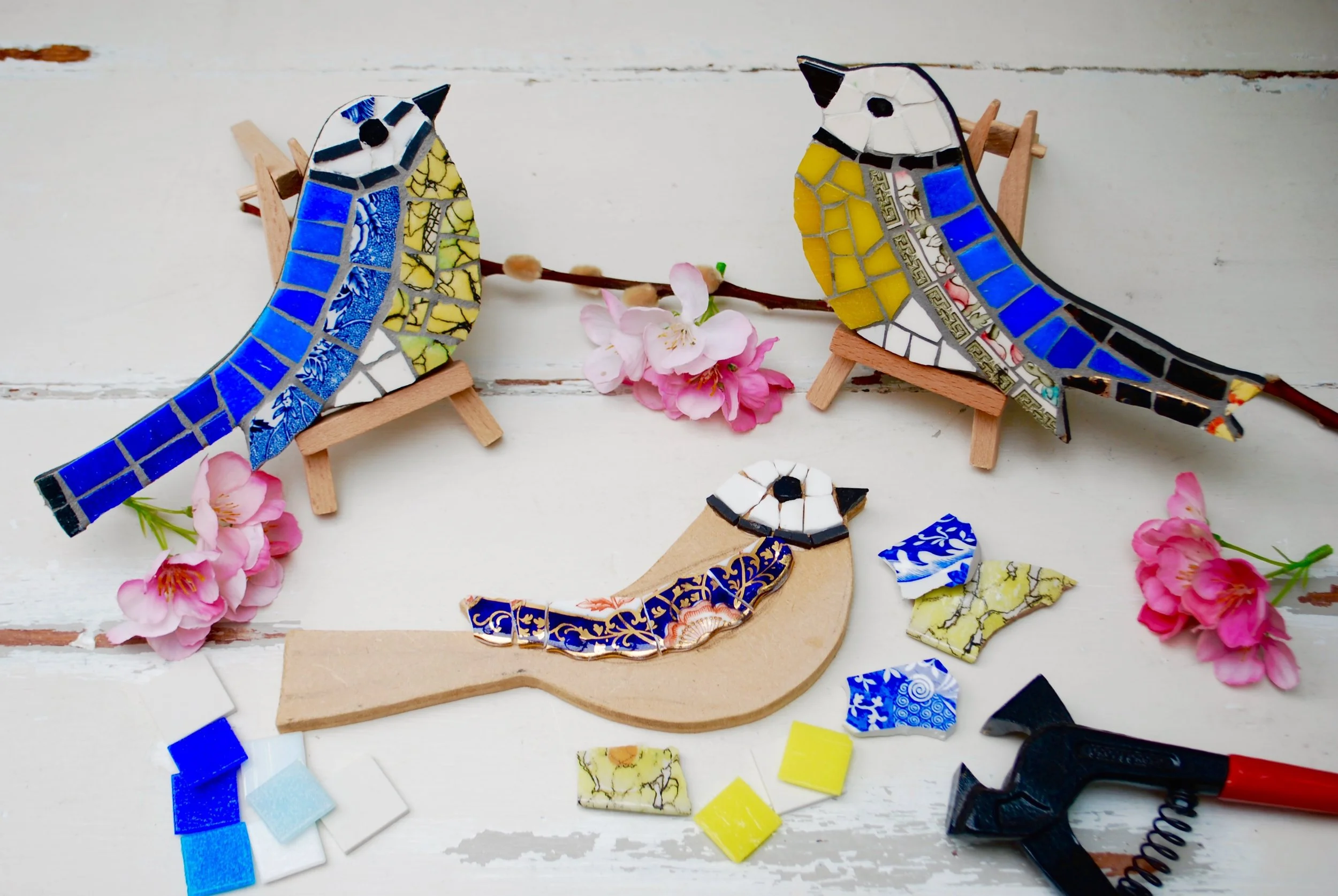 Mosaic Birds Workshop