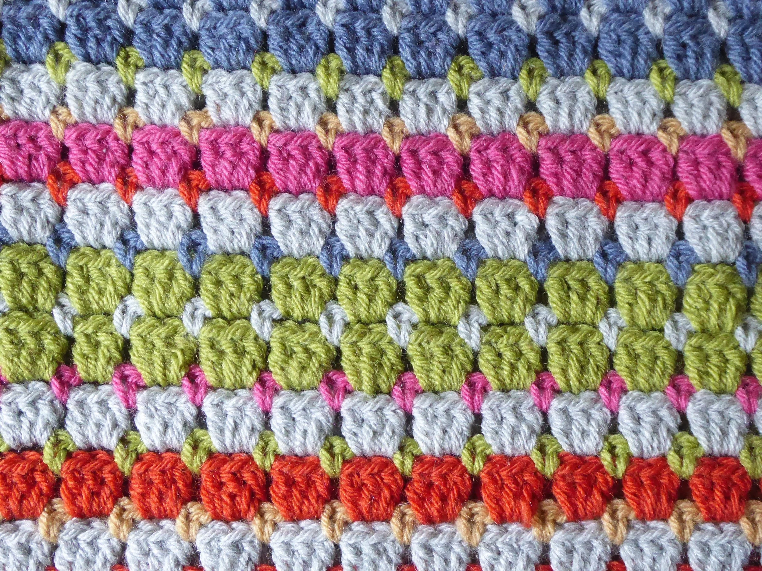 Block Stitch Lap Blanket Emma Leith