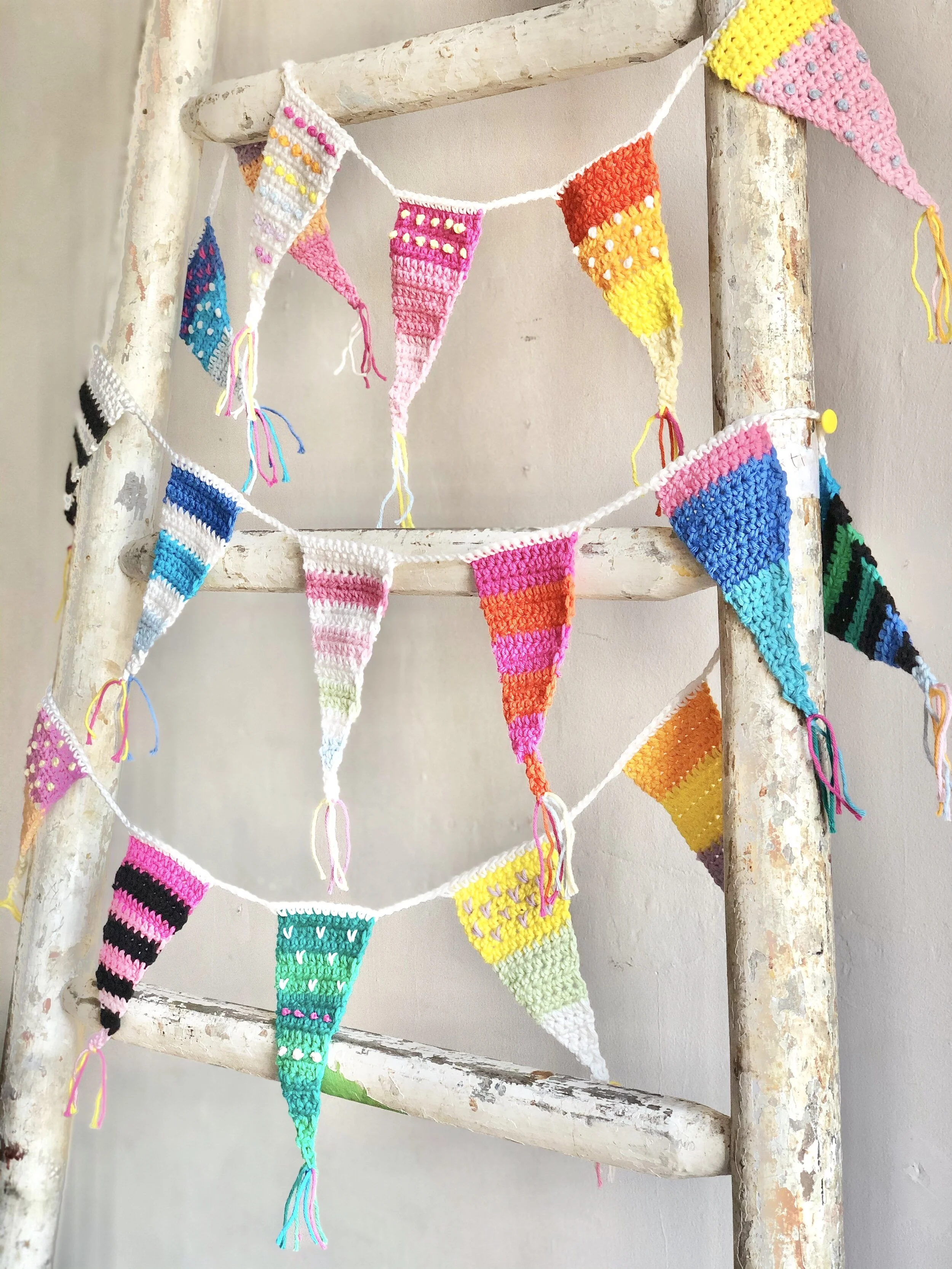 Blowing In The Breeze Bunting Flags by Emma Leith