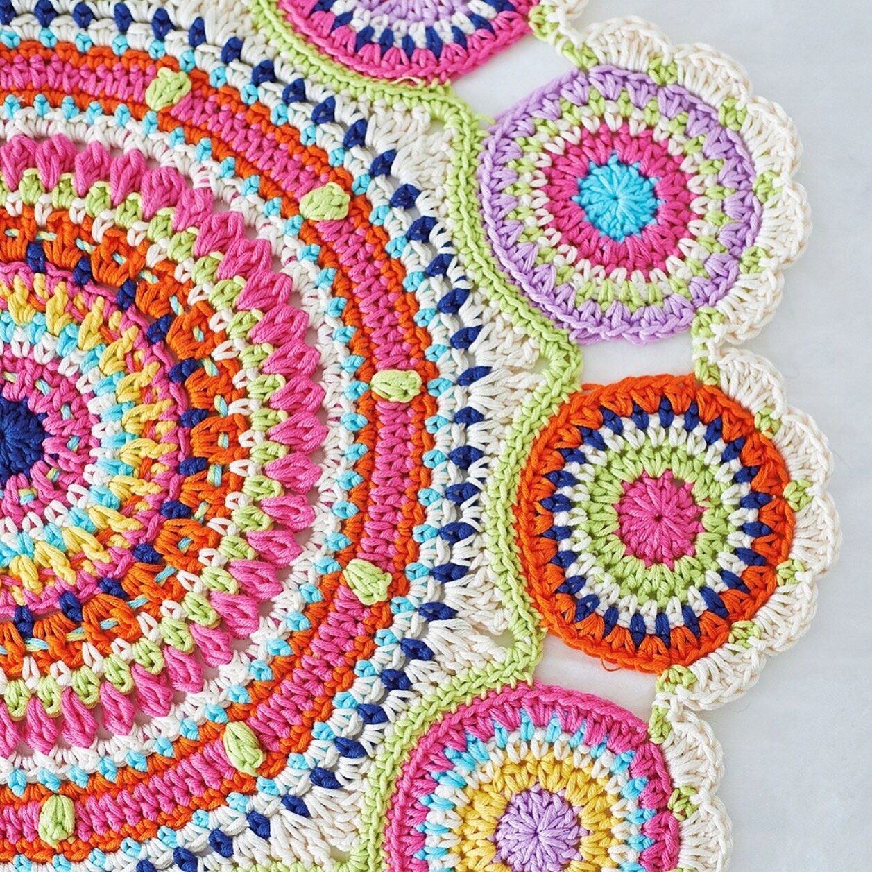 Kaleidoscope Mandala Mat by Emma Leith 