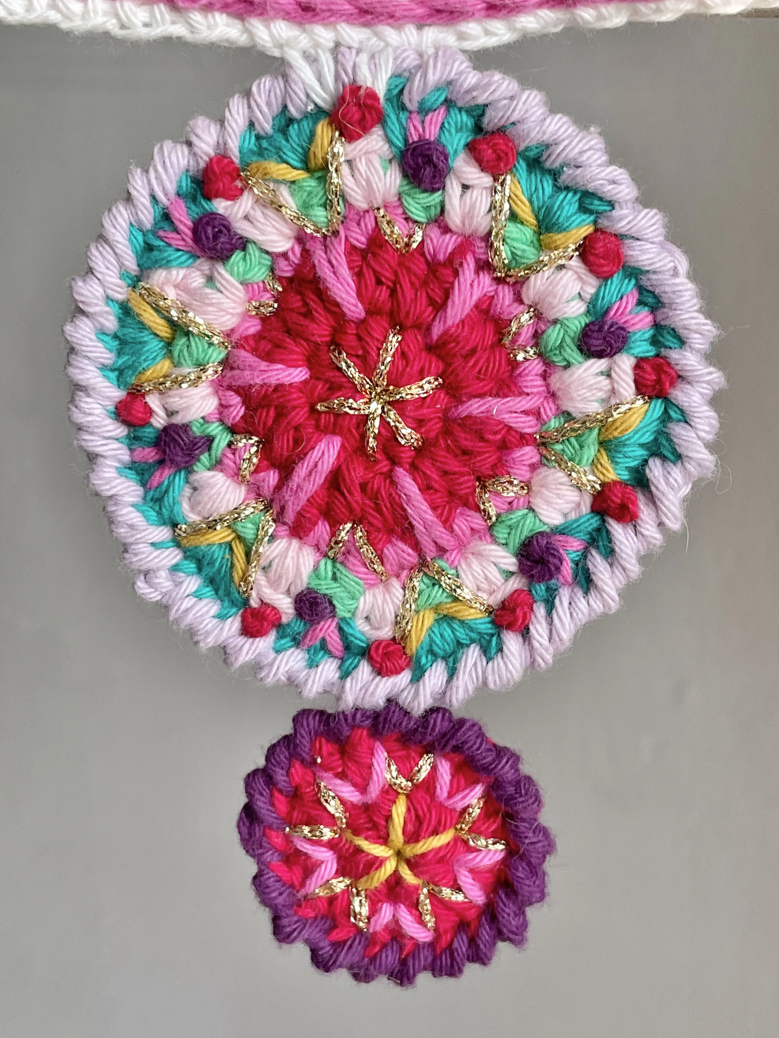 Crochet Folk Garland by Emma Leith